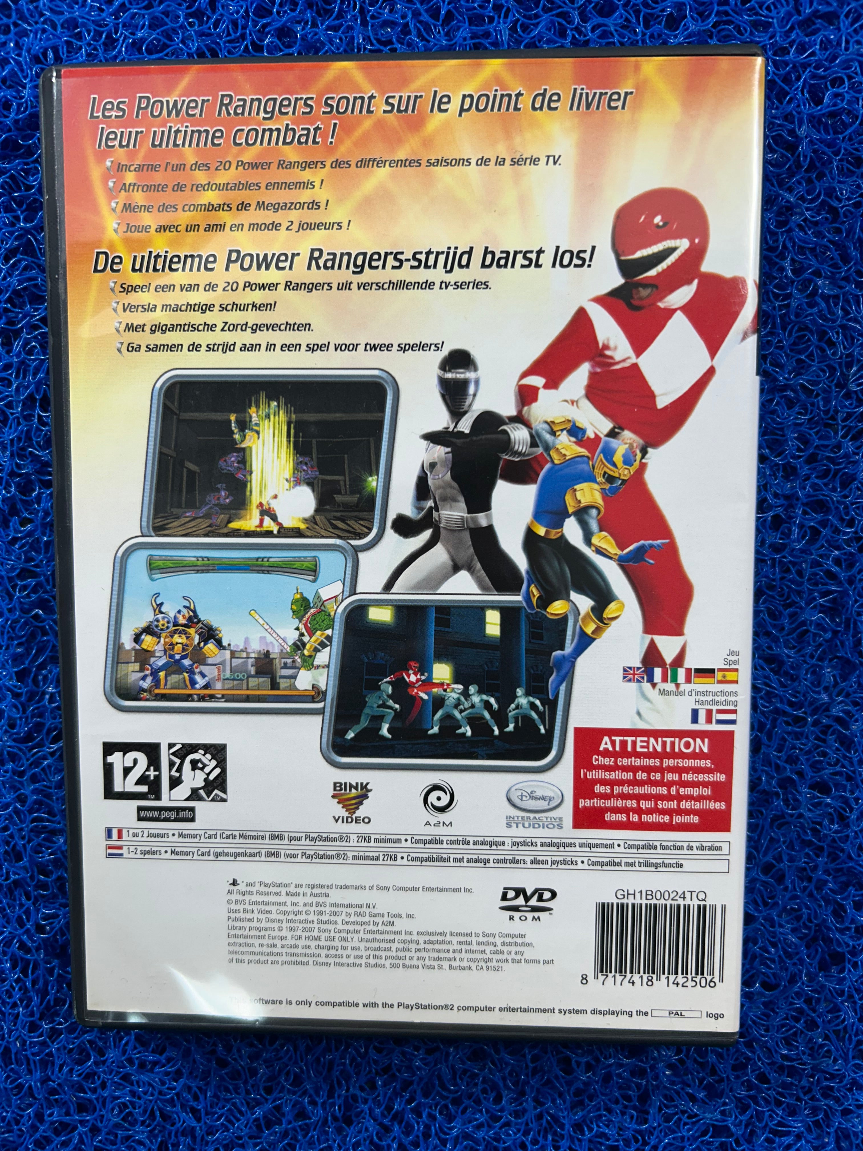 PS2 Power rangers (E)