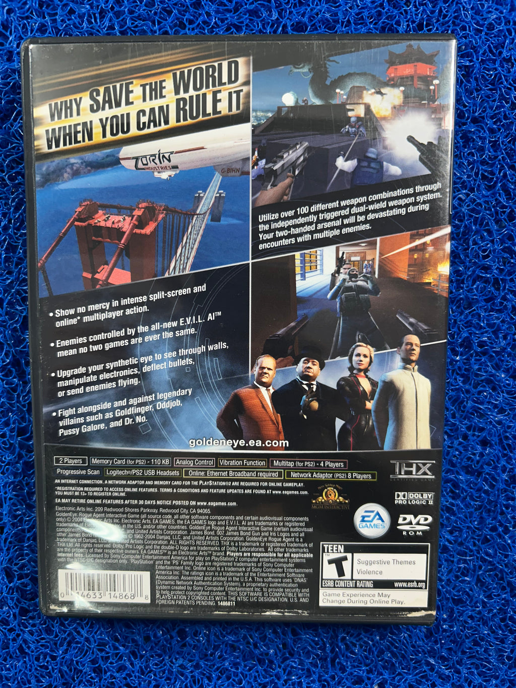 PS2 Goldeneye rogue agent (A)