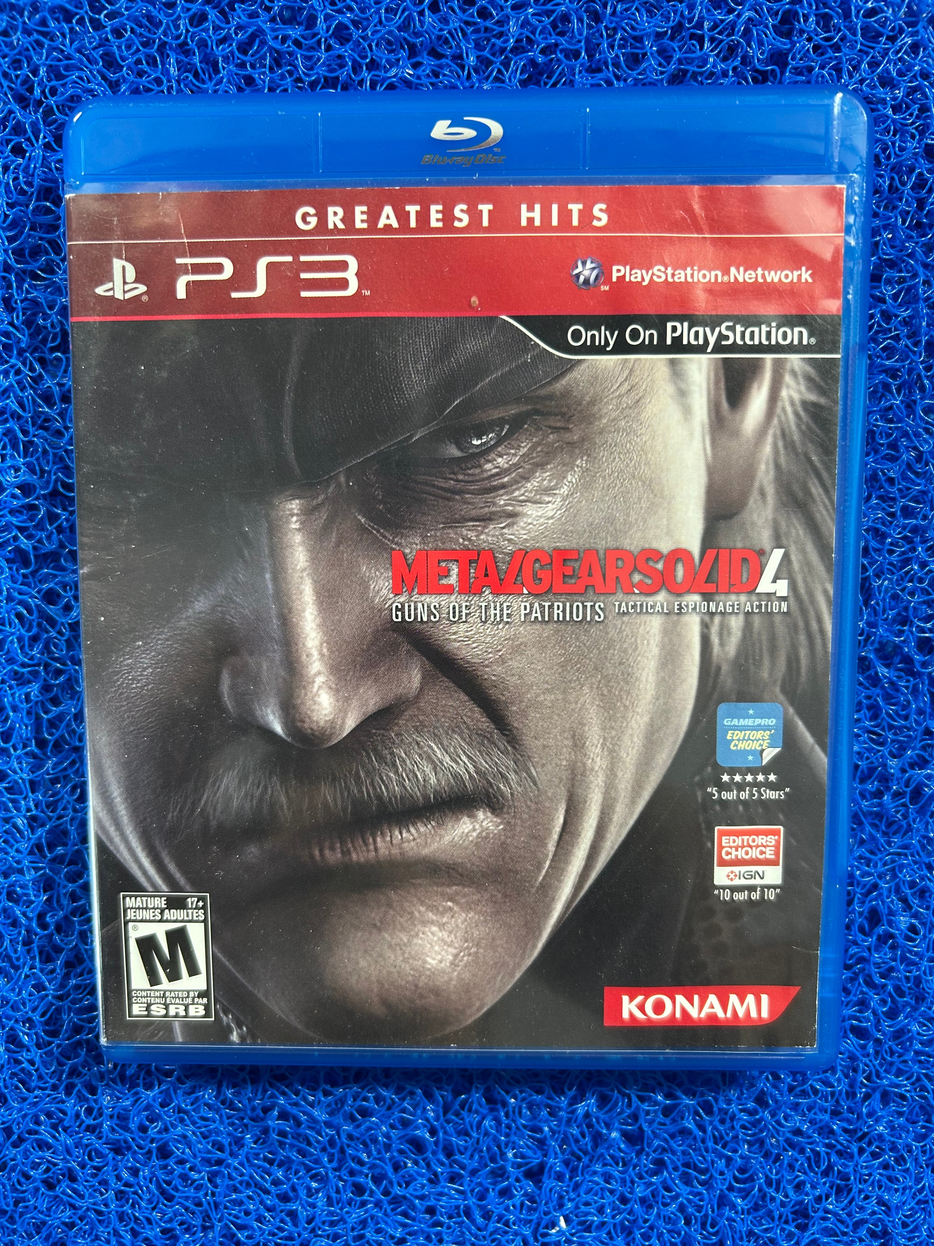 PS3 Metal gear solid 4