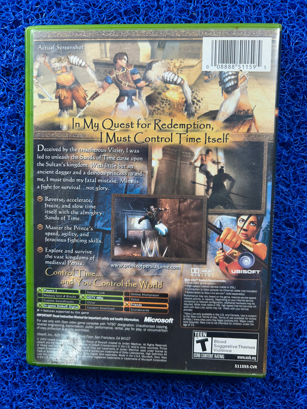 XBOX Prince of persia the sands of time (E)