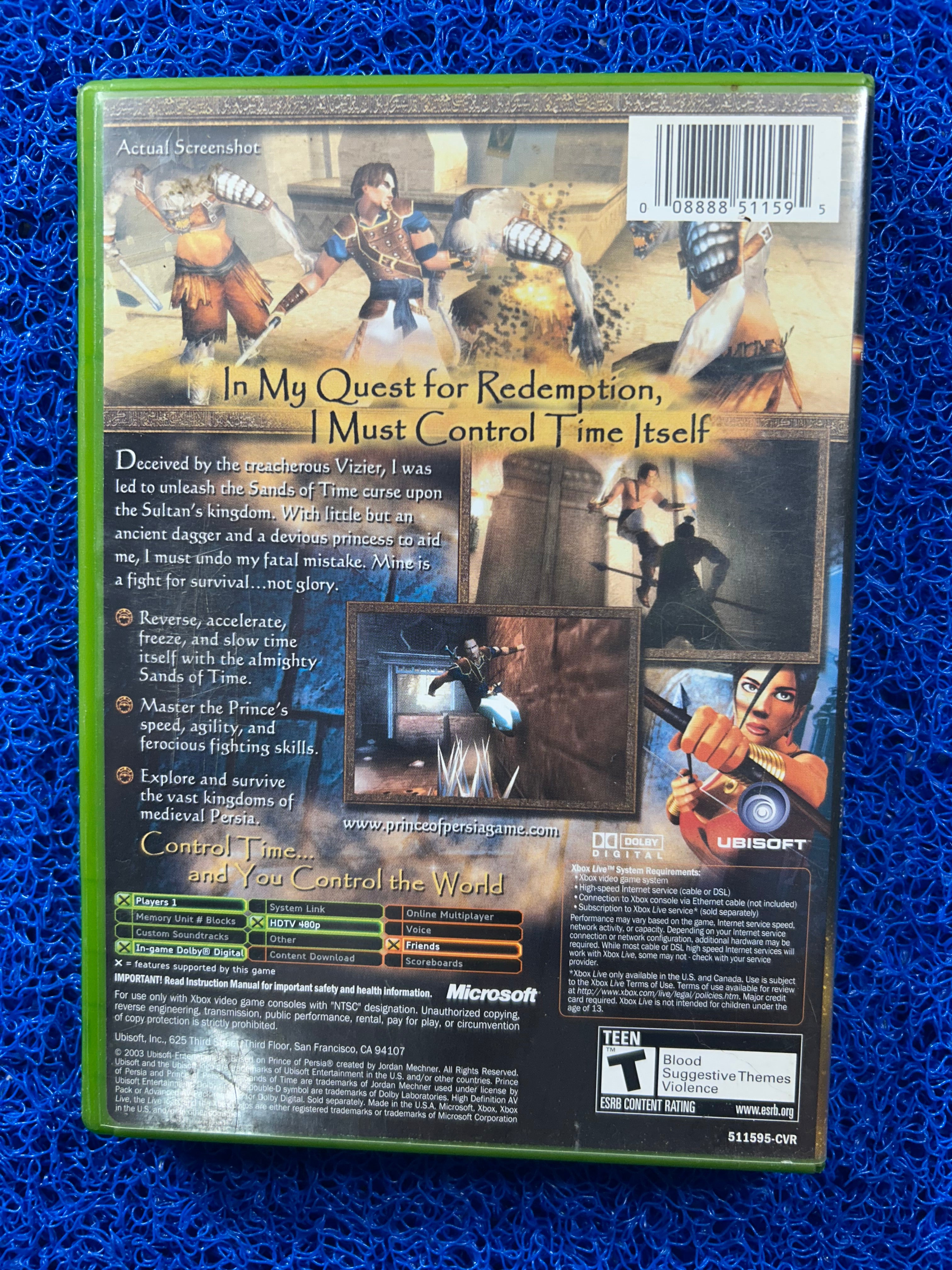 XBOX Prince of persia the sands of time (E)