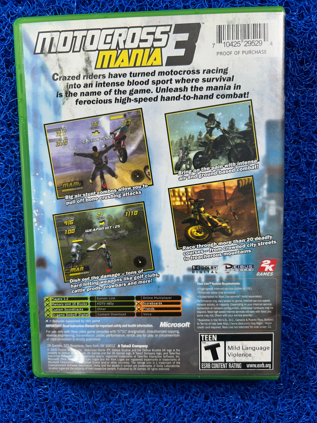 XBOX Motocross mania 3 (A)