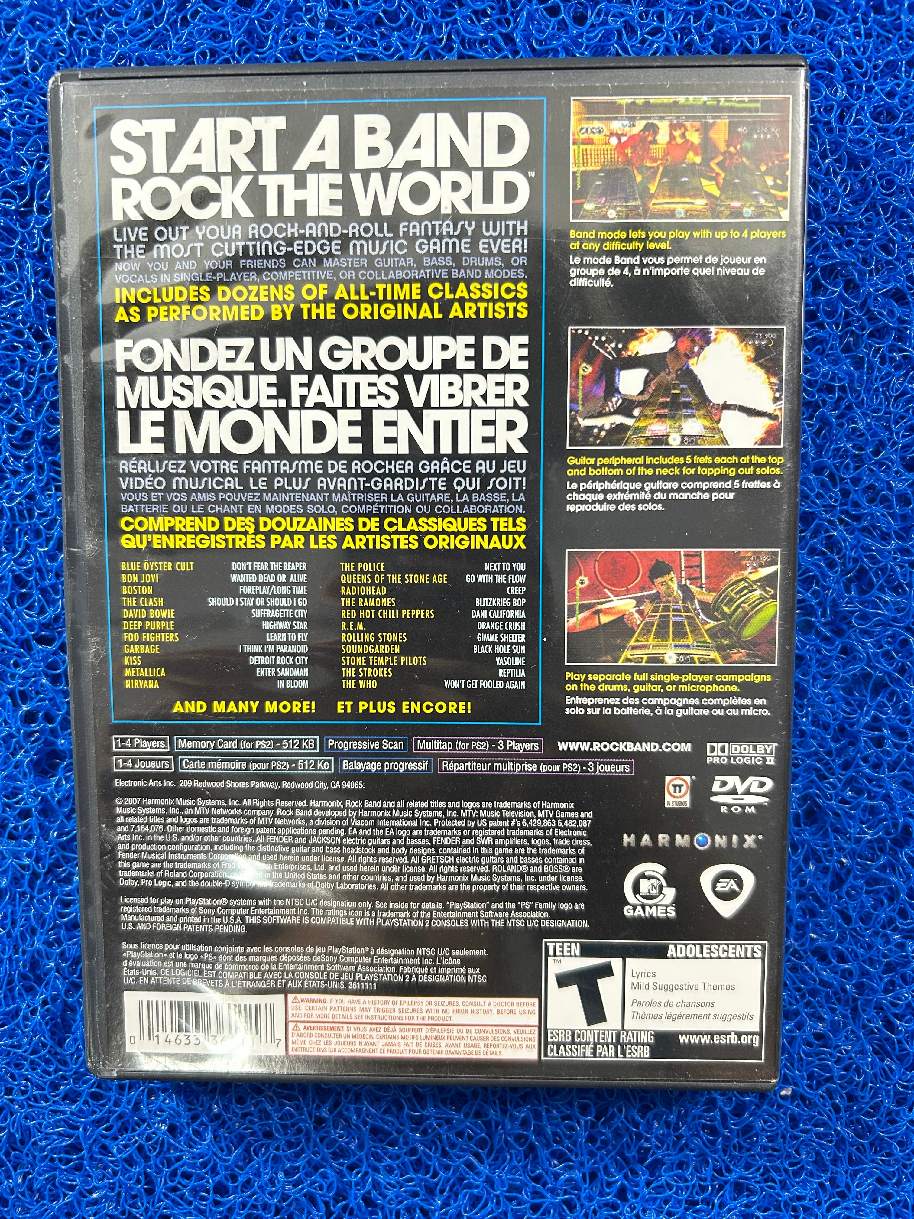 PS2 Rockband (A)