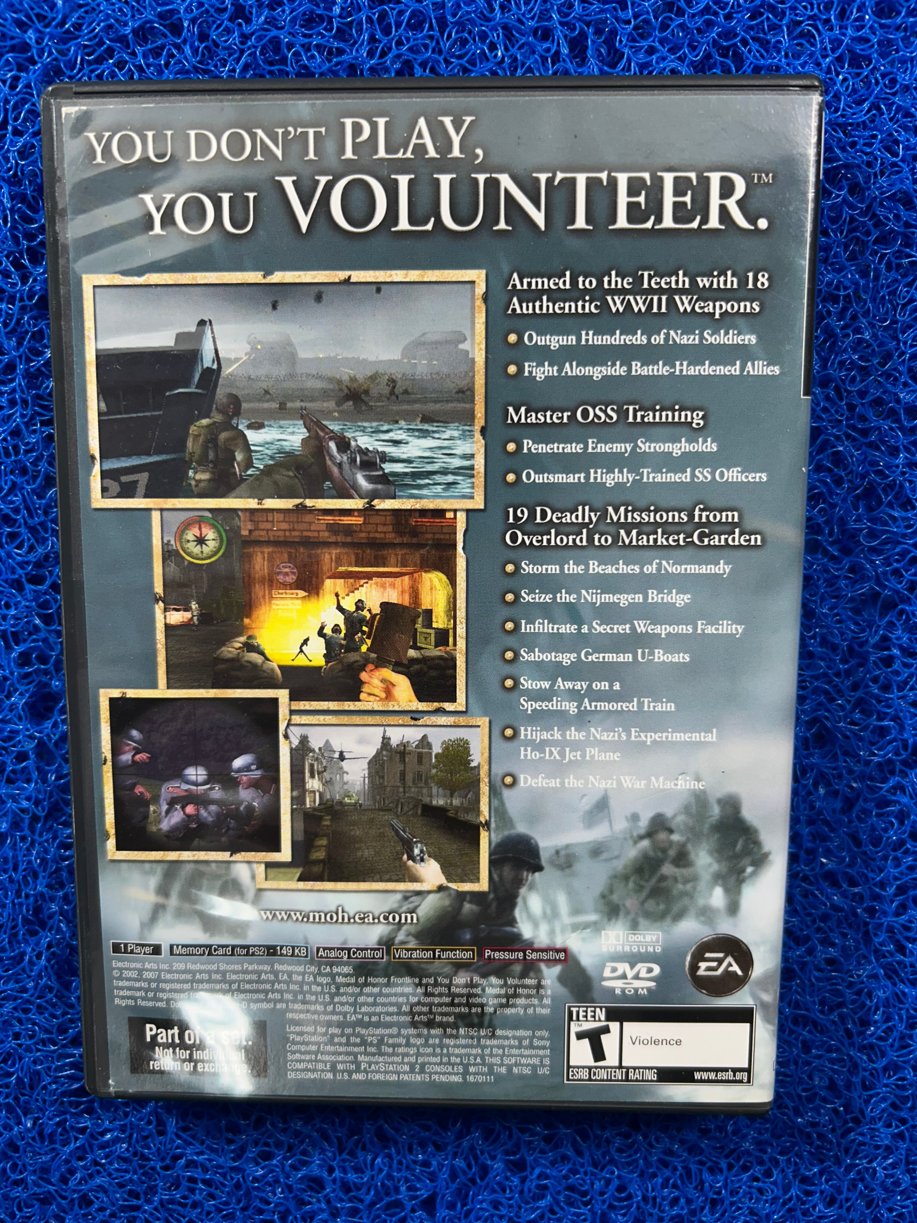 PS2 Medal of honor frontline (A)