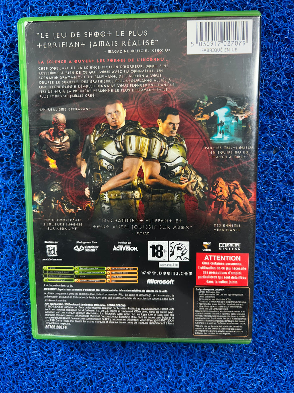 XBOX# Doom 3 (E)