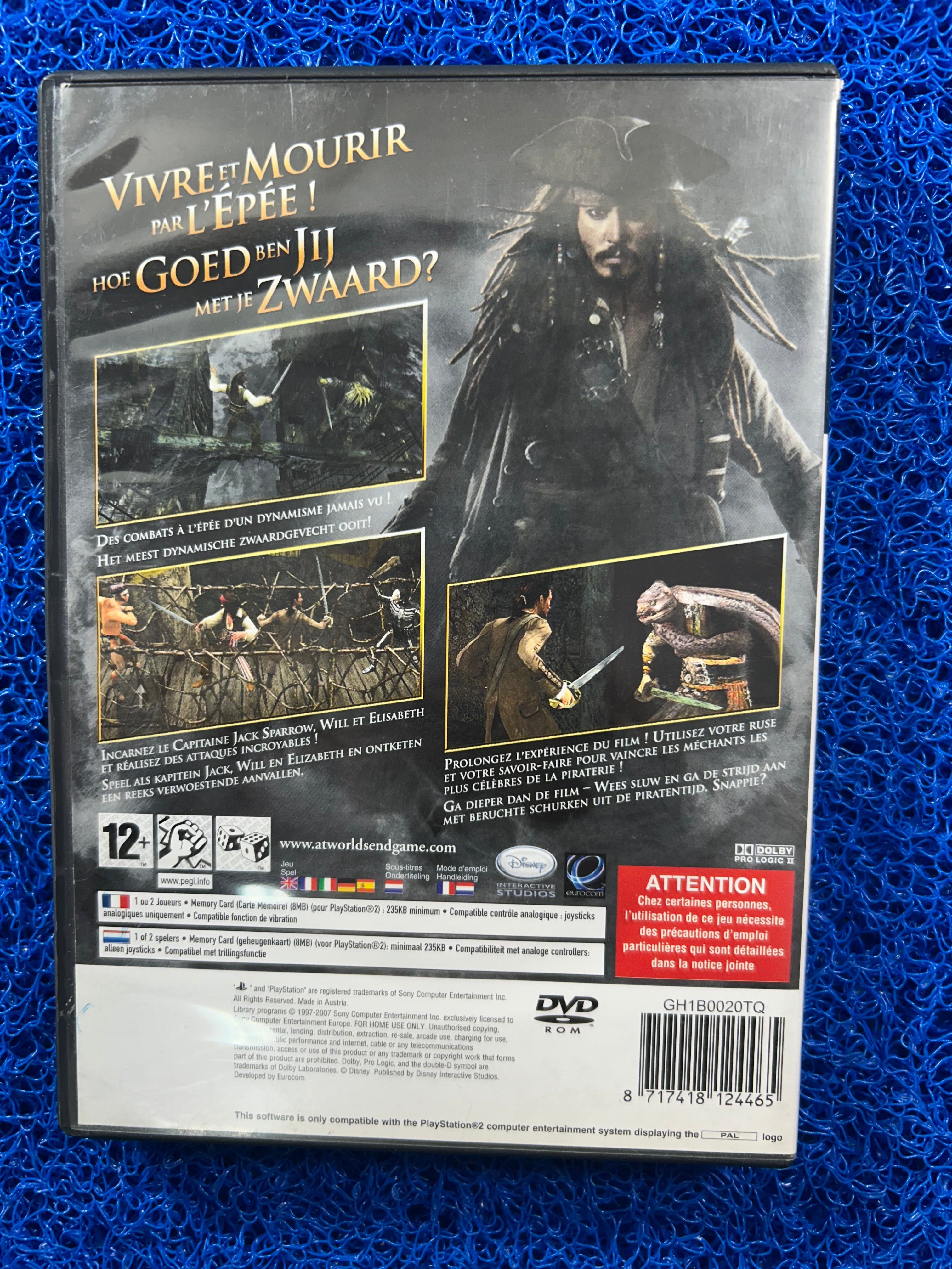 PS2 Pirates of caribbean at worlds end (E)