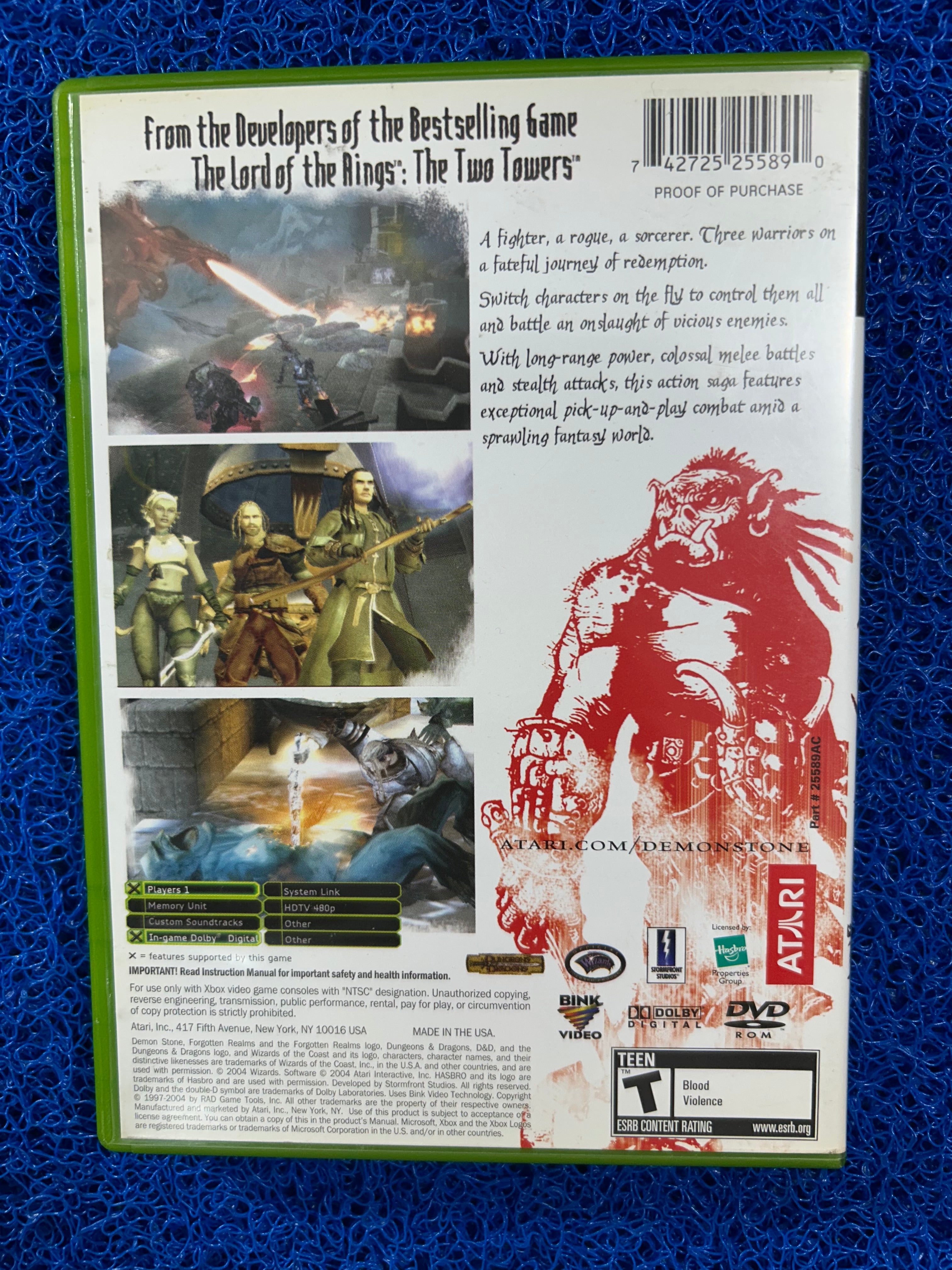 XBOX# Demon stone (A)