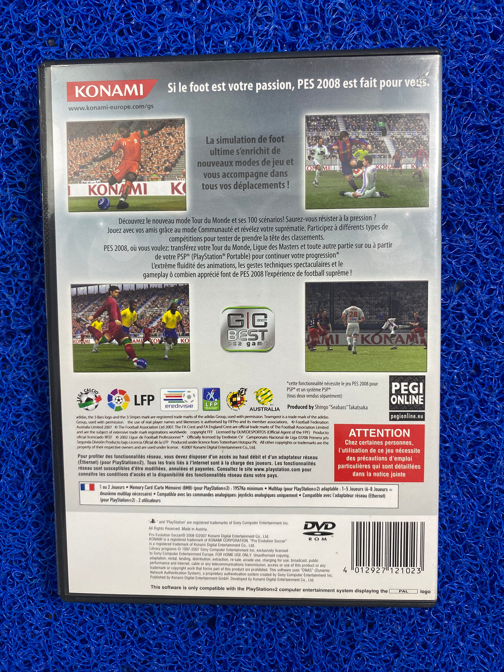 PS2# PES 2008 (E)