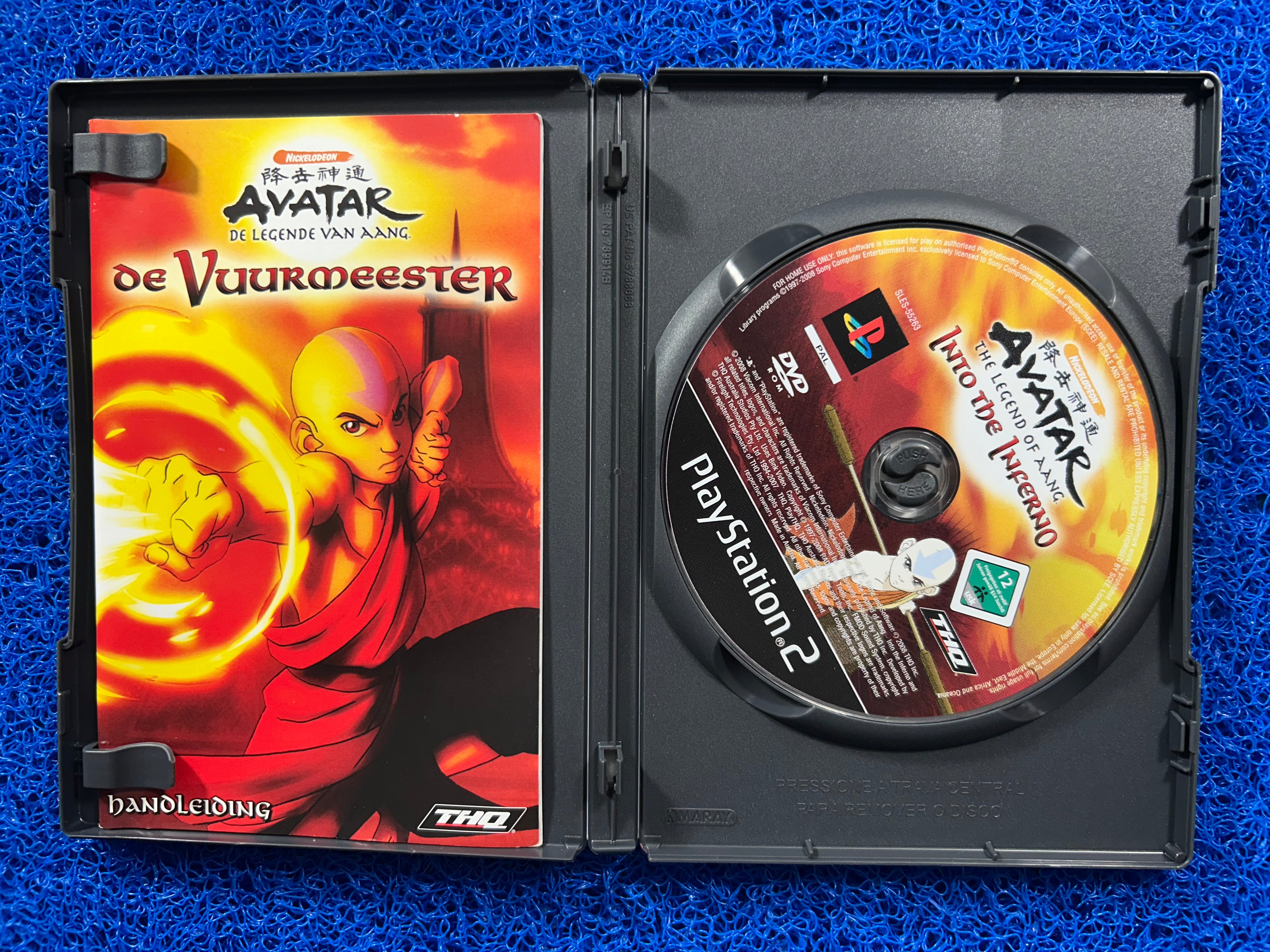 PS2 Avatar the legend of aang into the inferno (E)