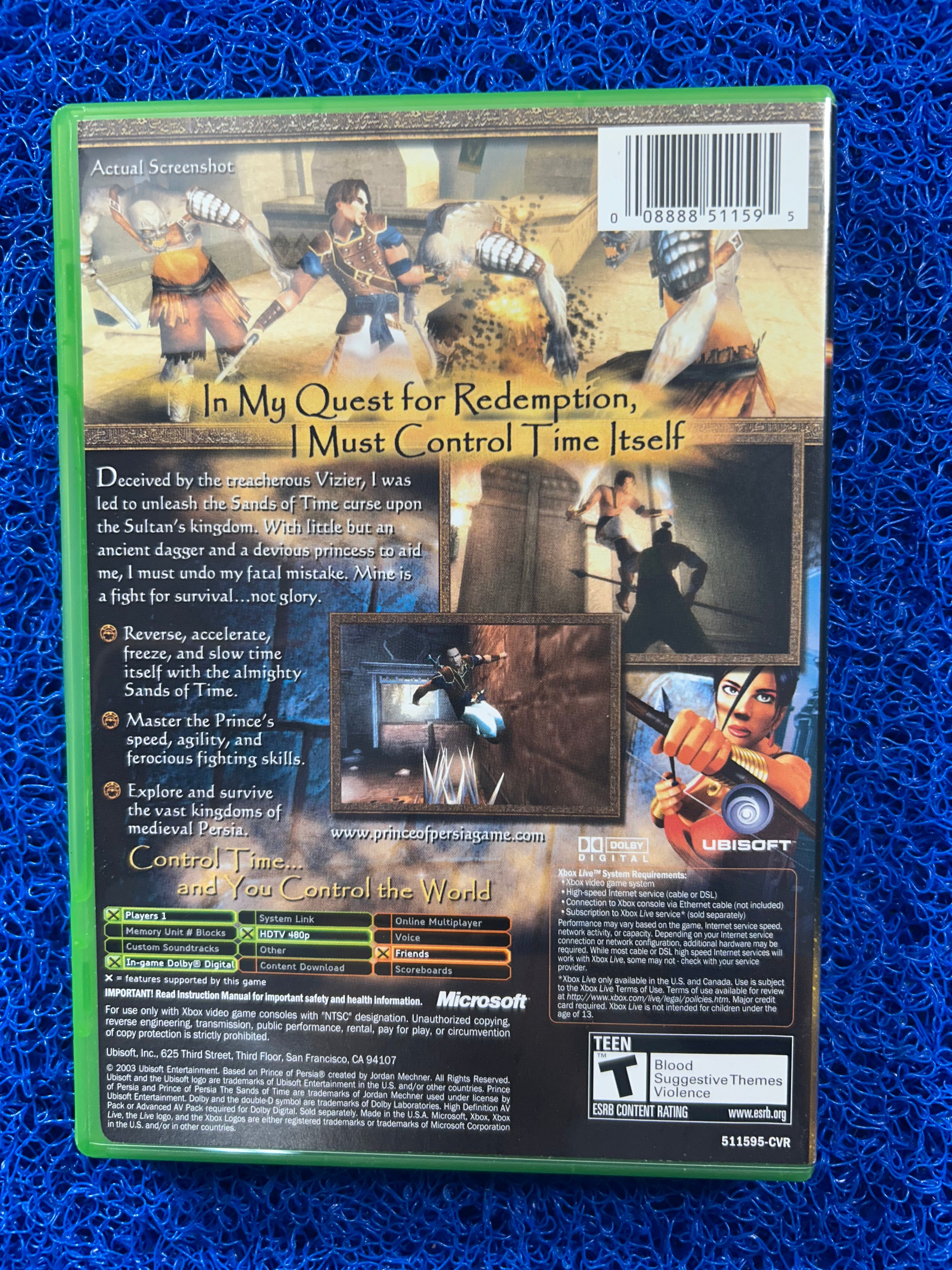 XBOX Prince of persia the sands of time (A)