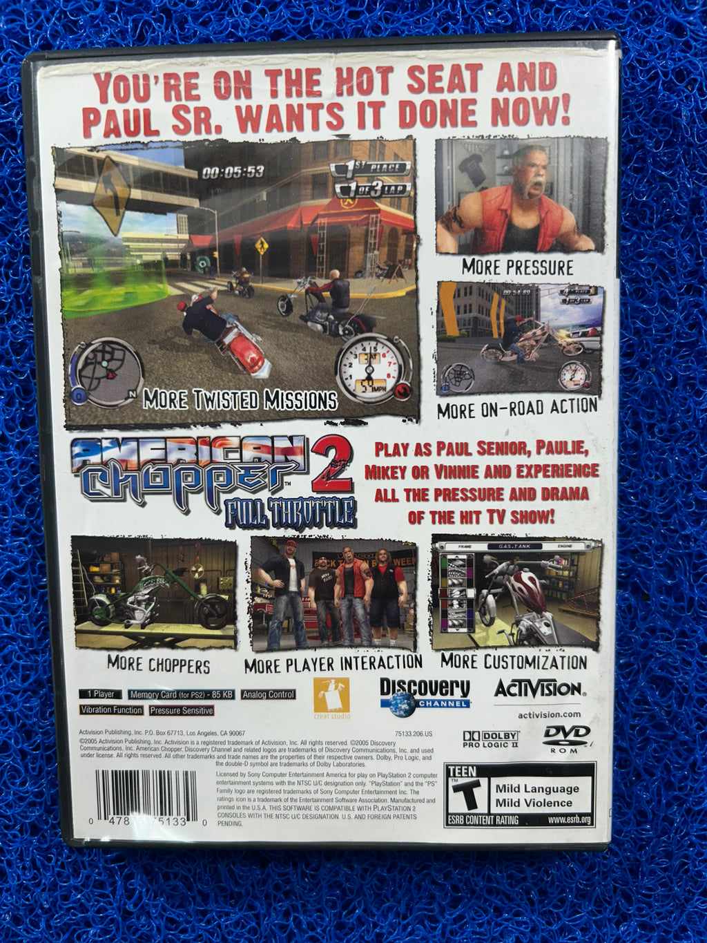 PS2 American chopper 2 (A)