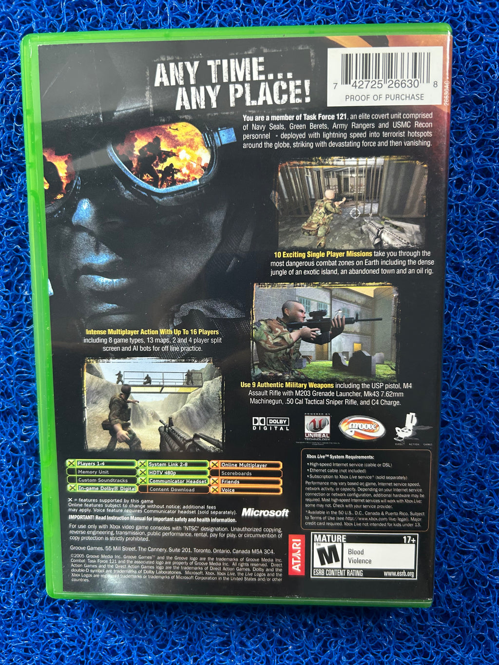 XBOX Combat task force 121 (A)
