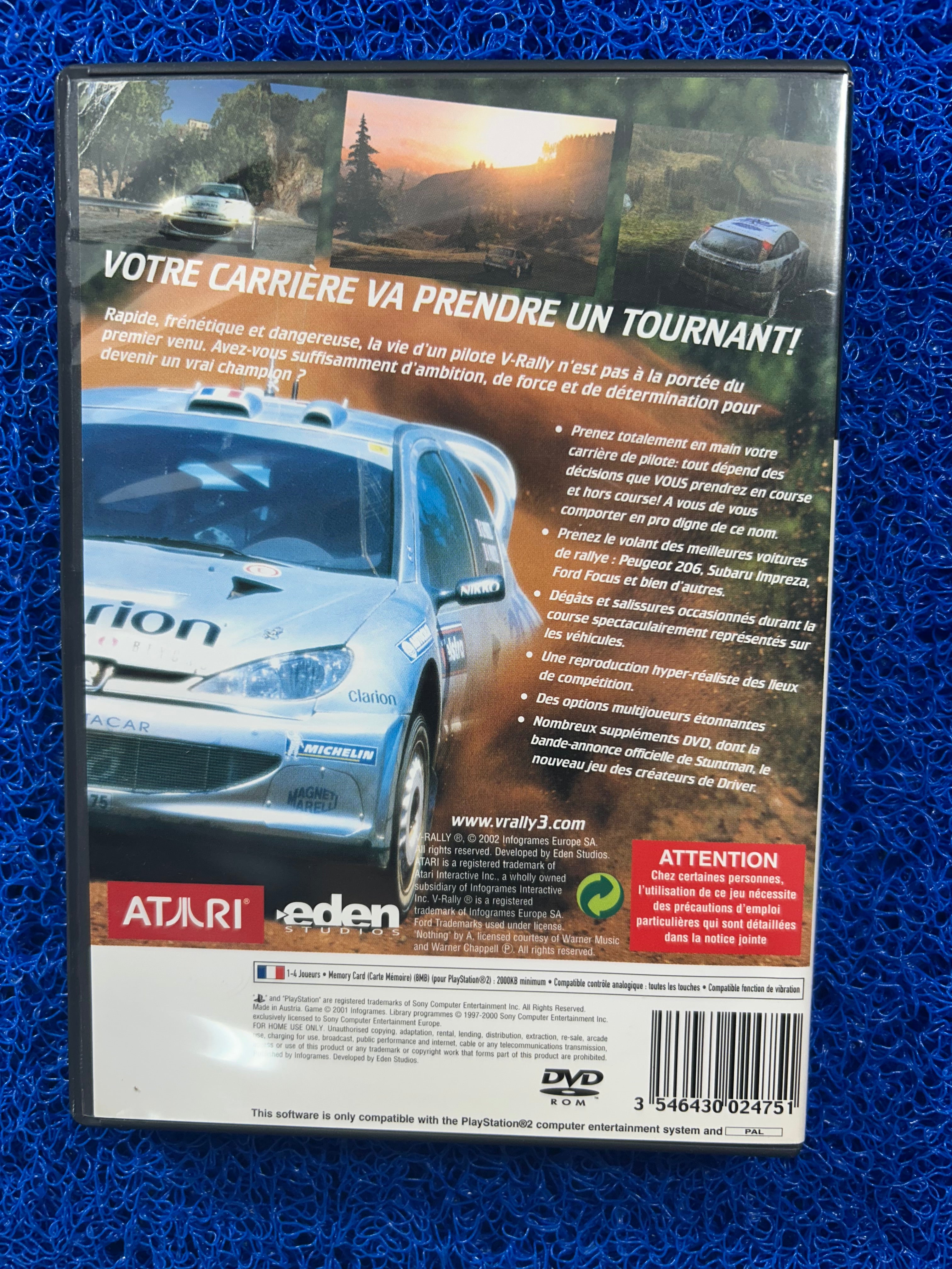 PS2 V-Rally 3 (E)