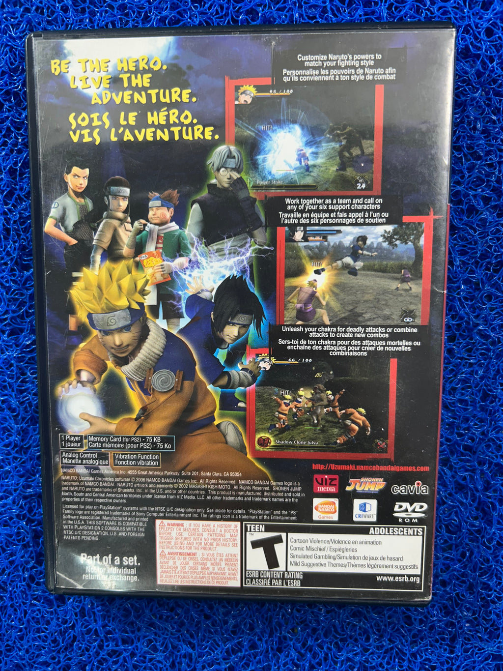 PS2 Naruto uzumaki chronicles (A)