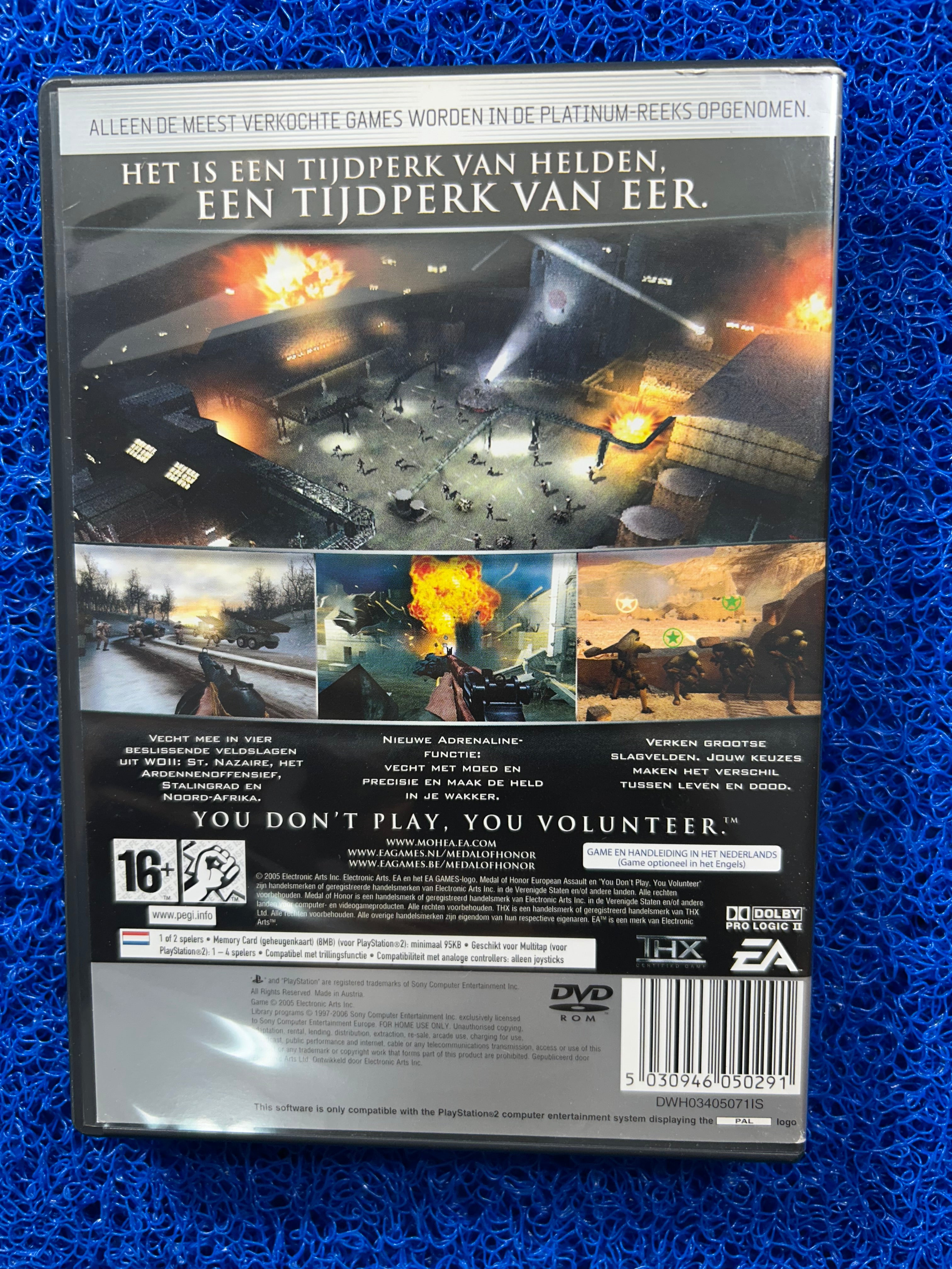 PS2 Medal of honor european assault (E)