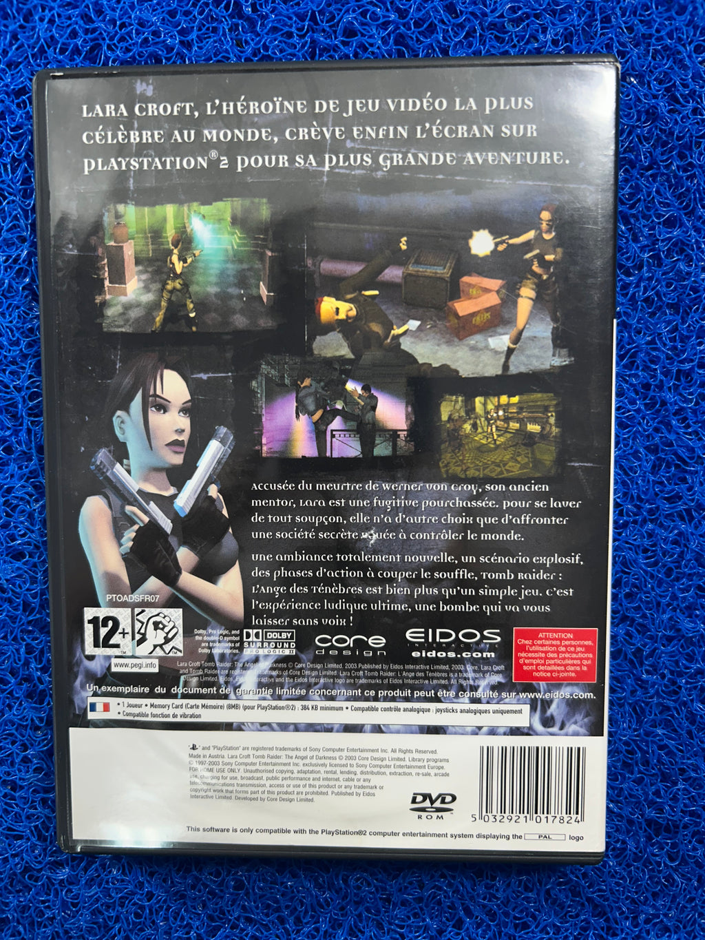 PS2 Tomb raider the angel of darkness (E)