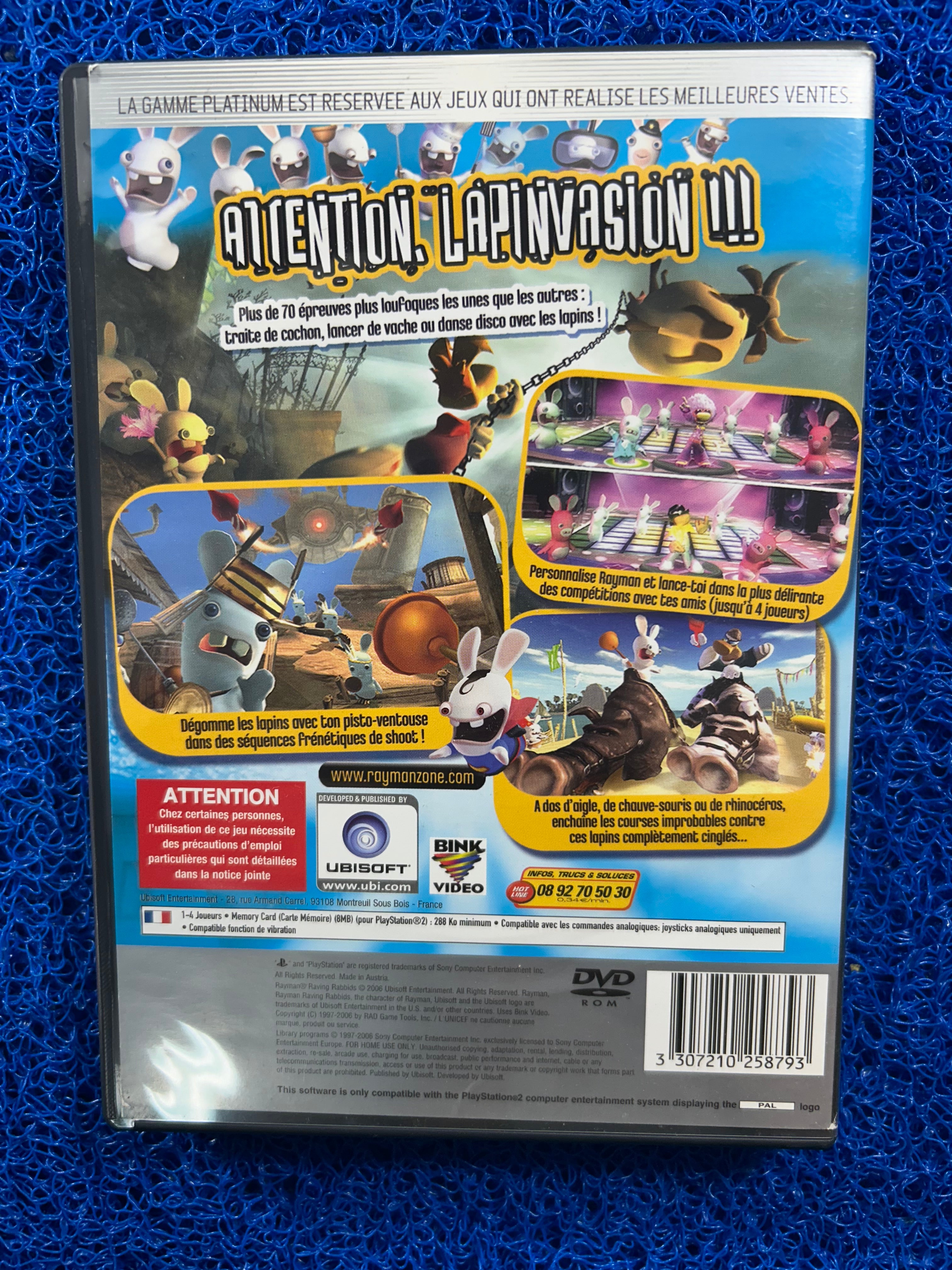 PS2 Rayman raving rabbits (E)