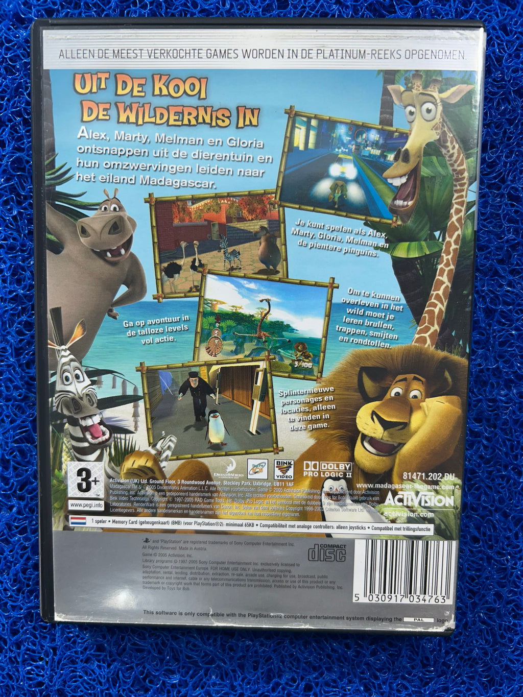 PS2 Madagascar (E)