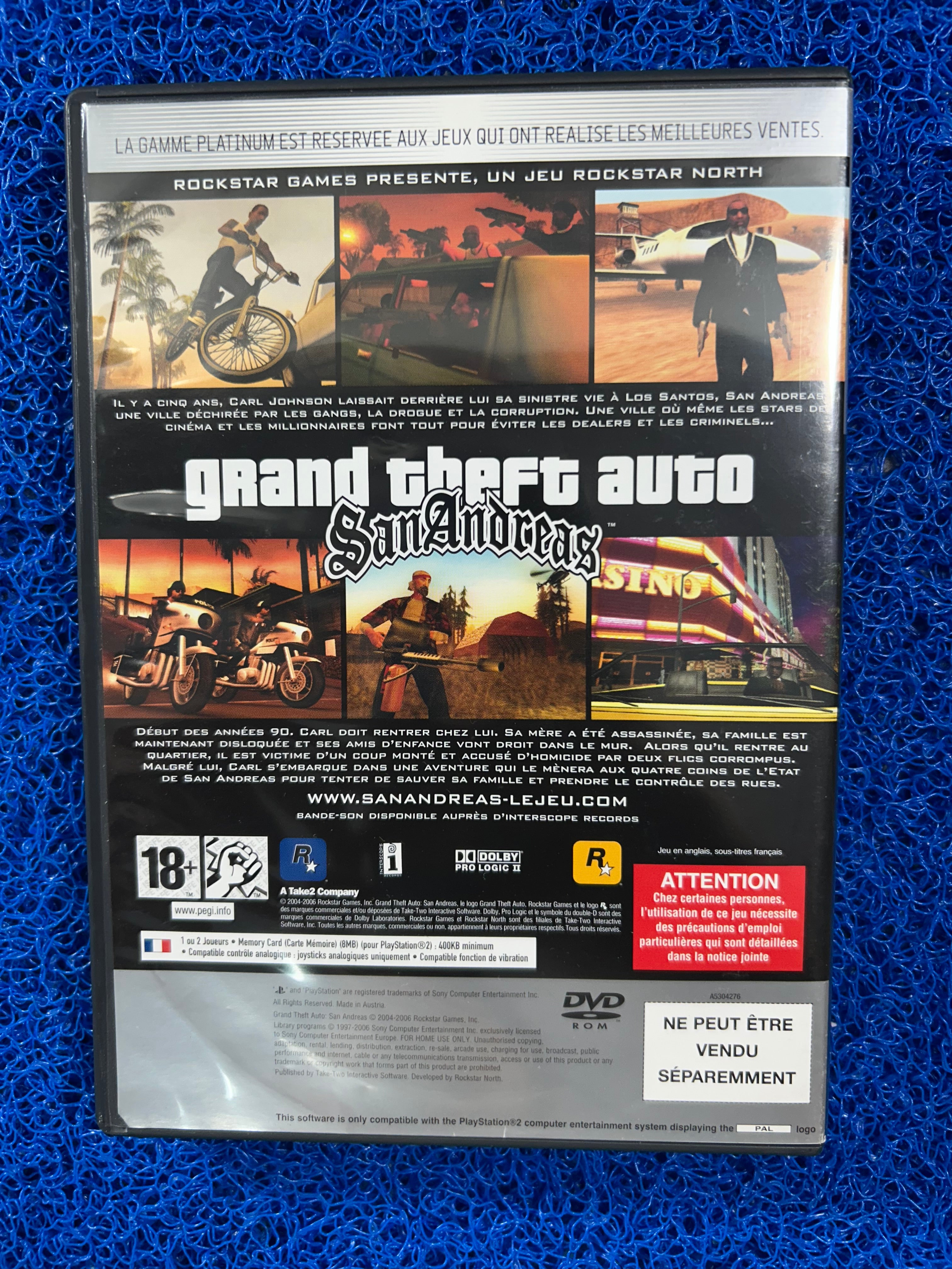 PS2# GTA San andreas (E)