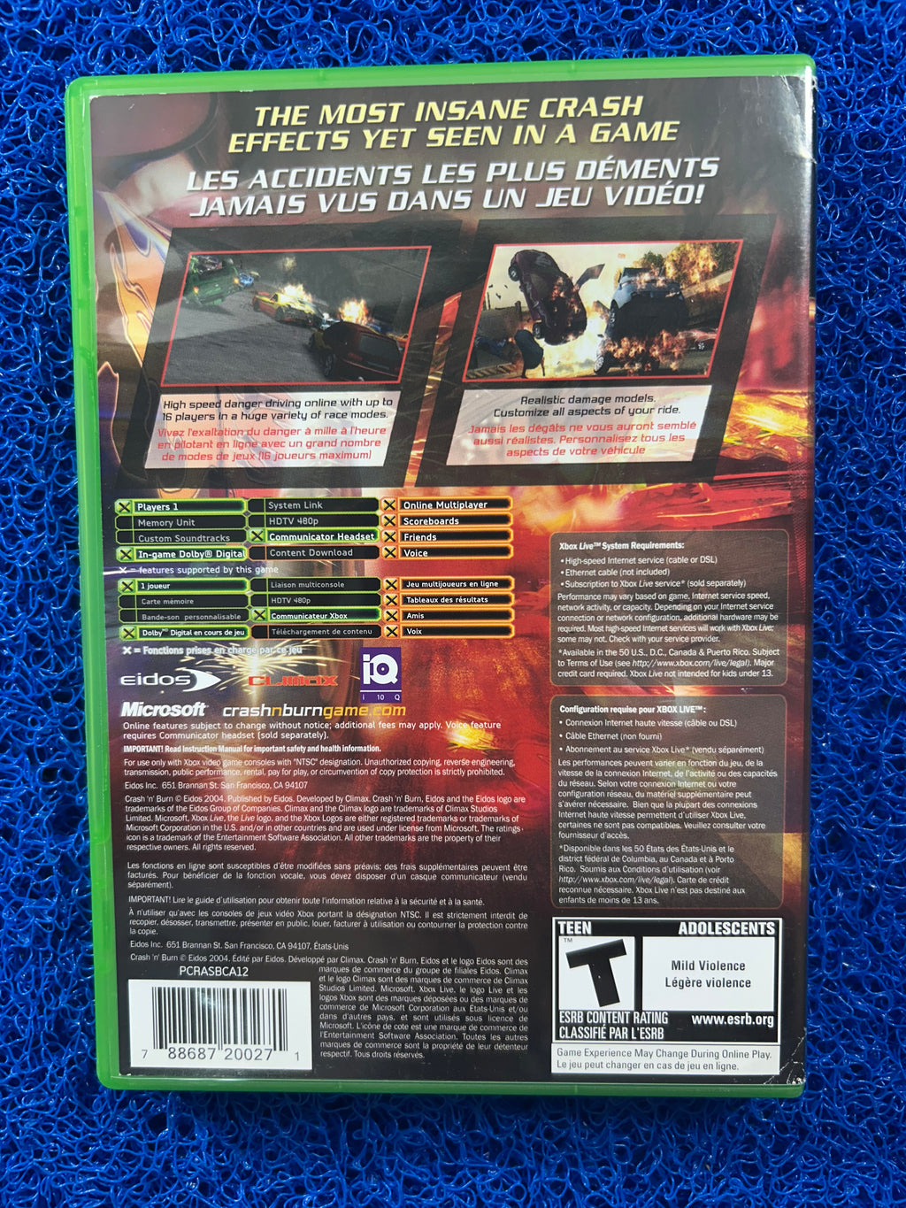 XBOX Crash n’ burn (A)