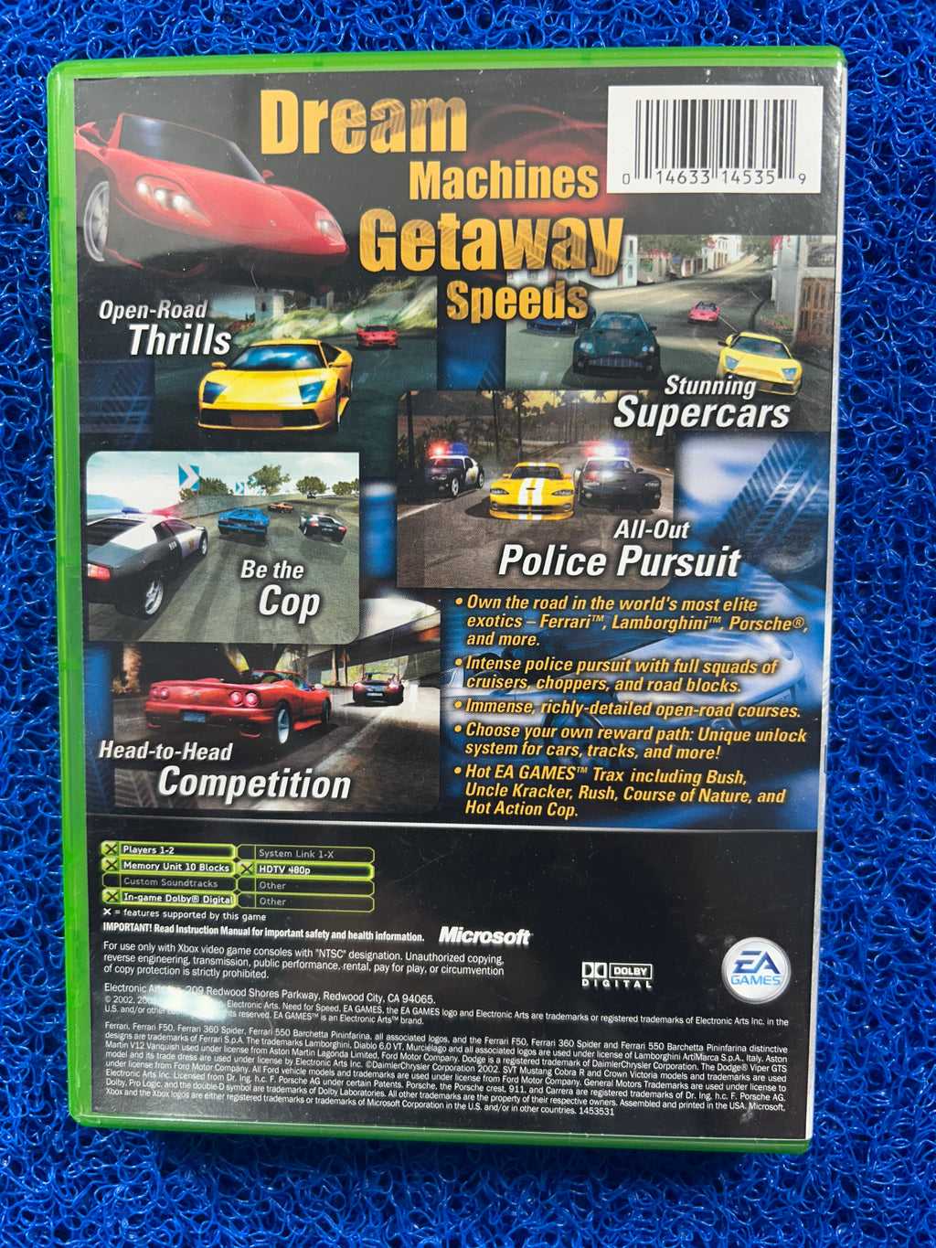 XBOX Need for speed hot pursuit 2 (A)
