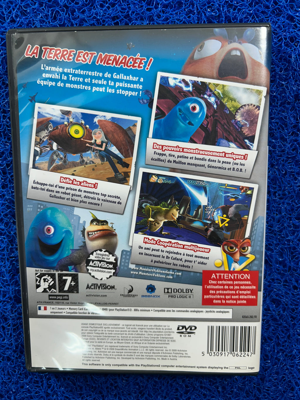 PS2 Monsters vs. aliens (E)
