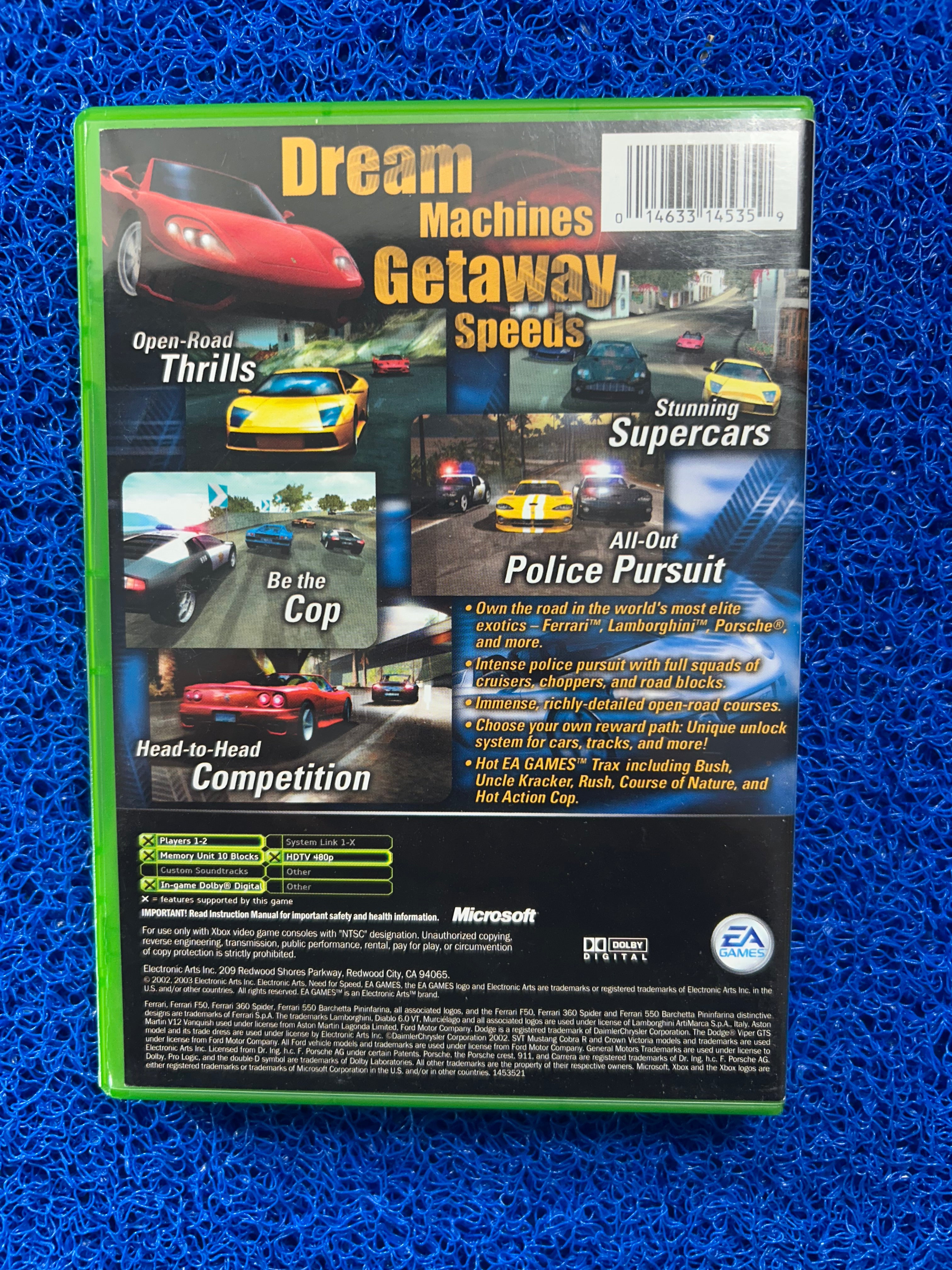 XBOX Need for speed hot pursuit 2 (A)
