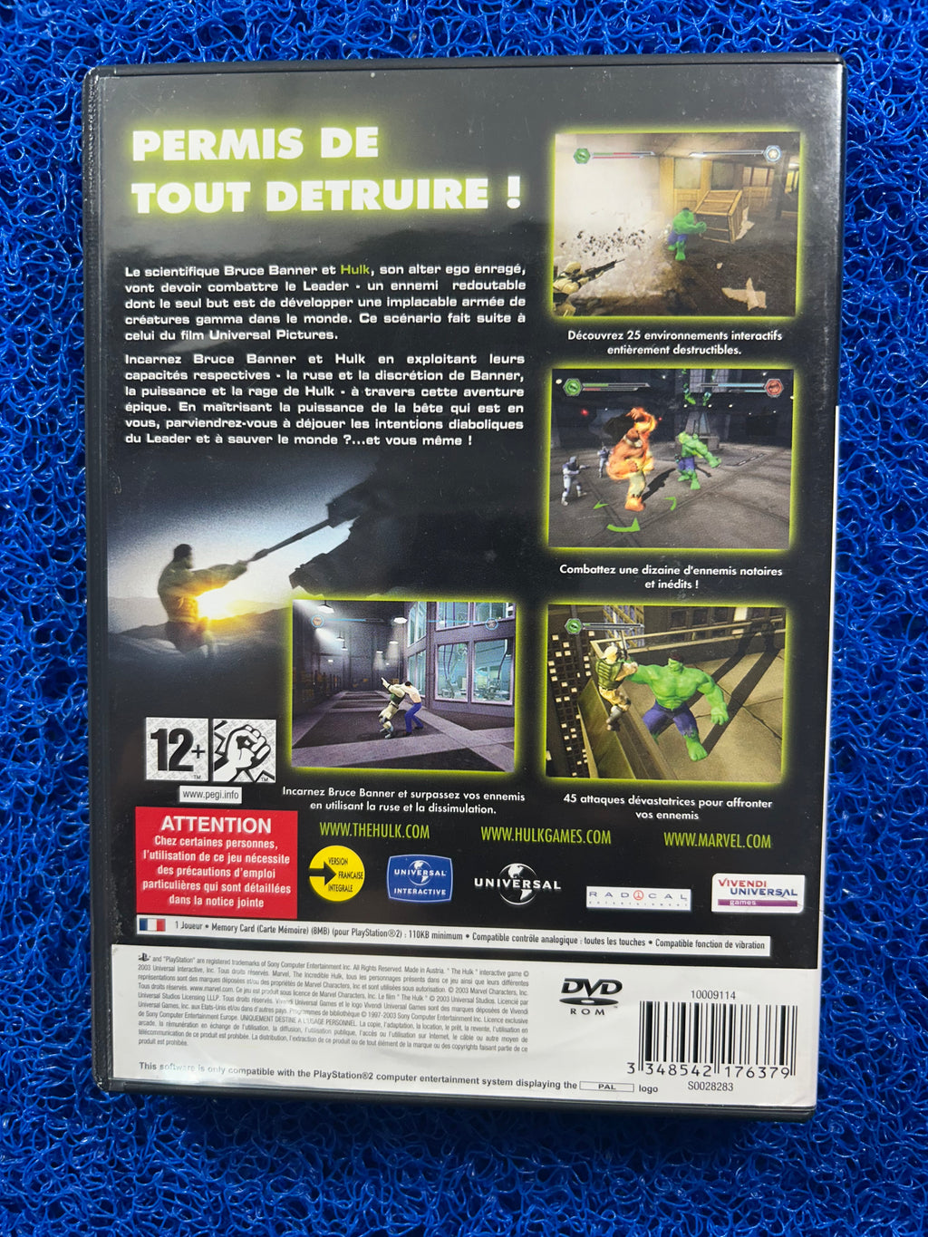 PS2 The hulk (E)