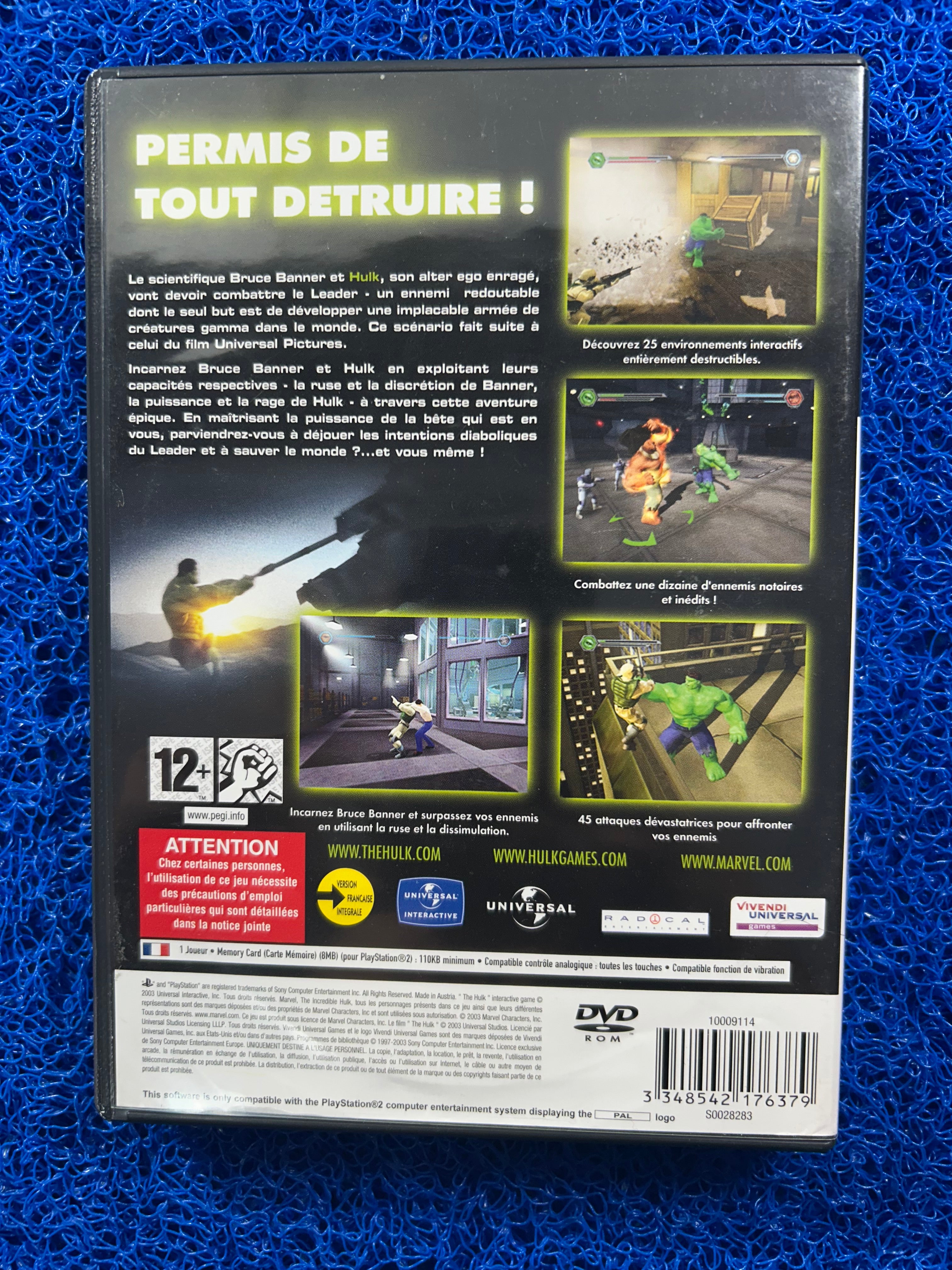 PS2 The hulk (E)