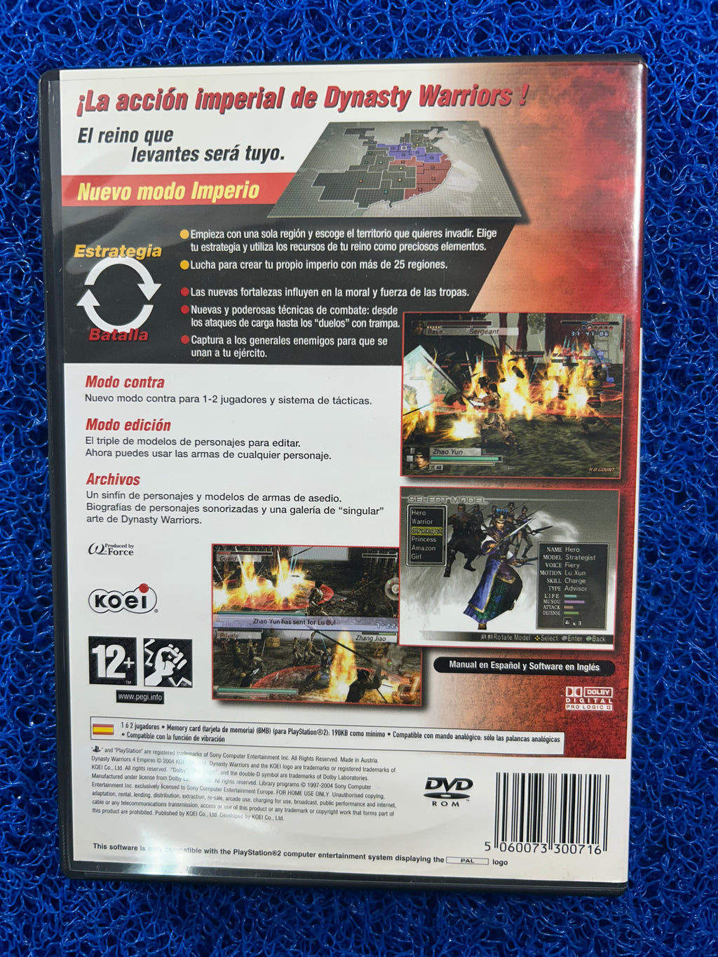 PS2 Dynasty warriors 4 empires (E)
