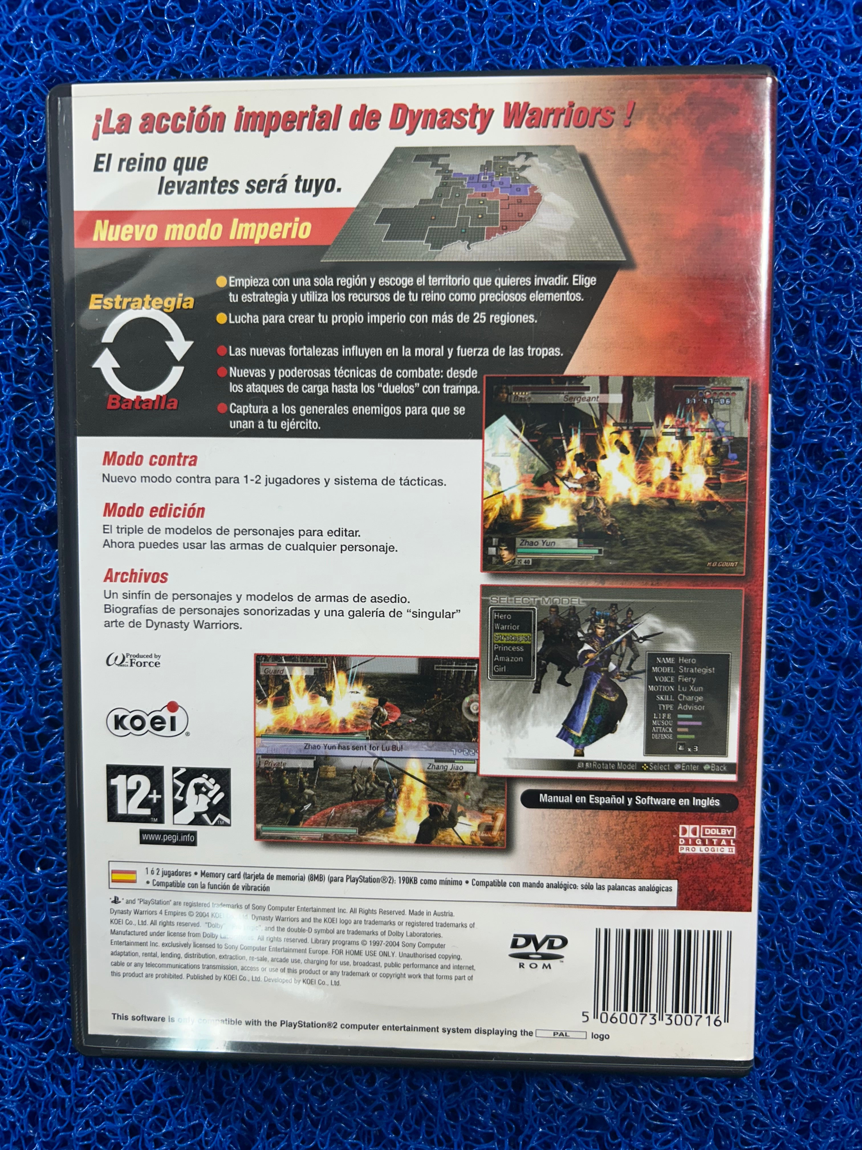 PS2 Dynasty warriors 4 empires (E)