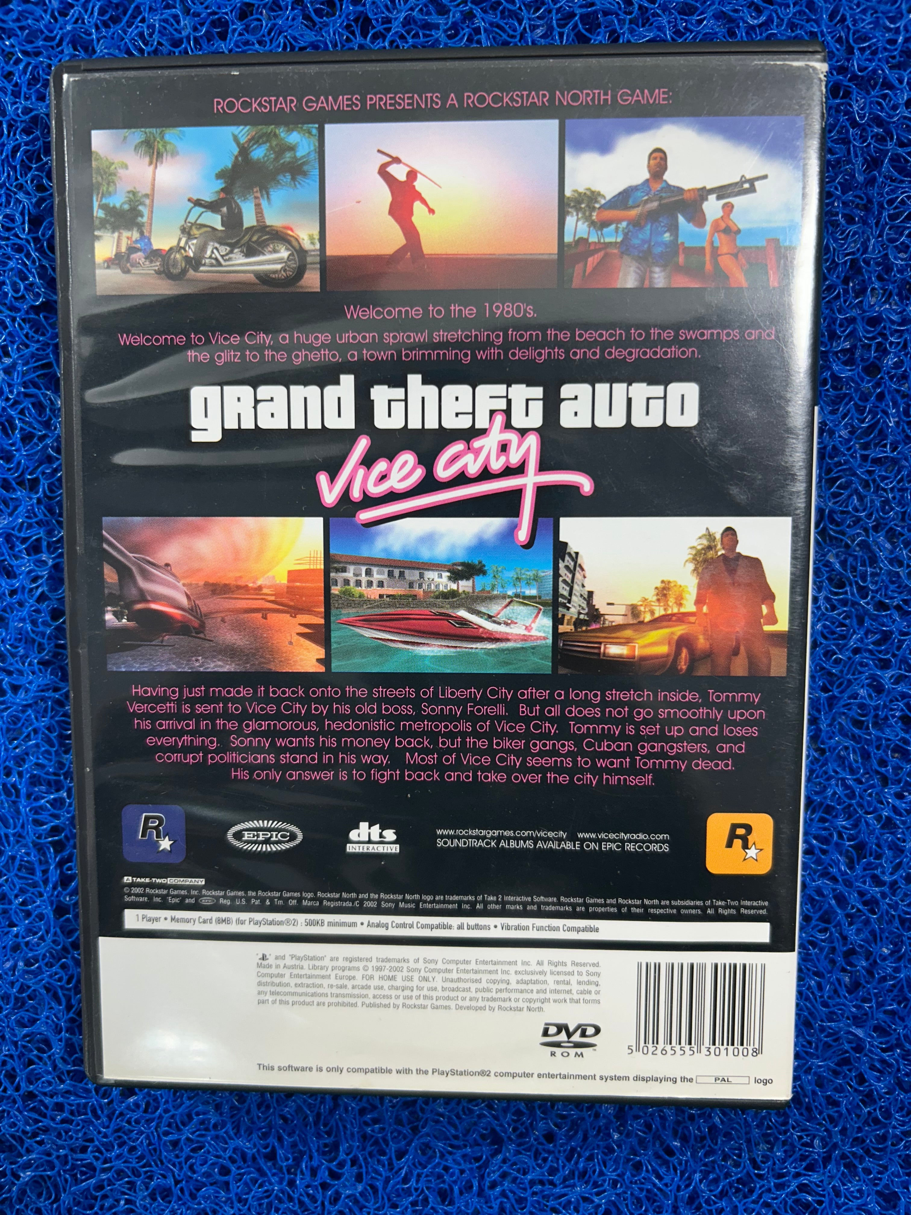PS2 GTA Vice city (E)