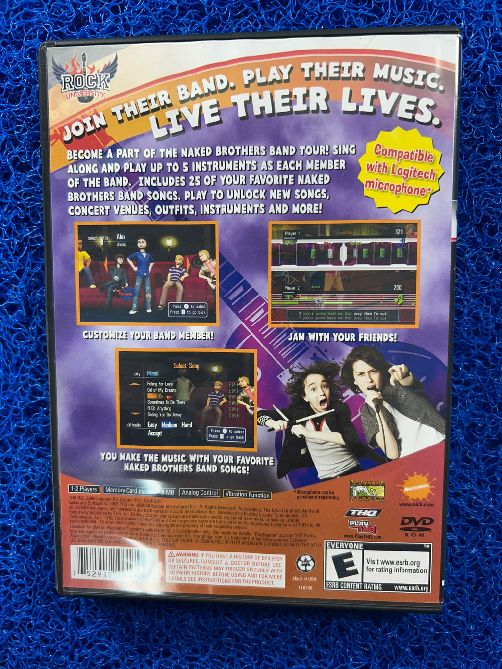PS2 The naked brothers band (A)