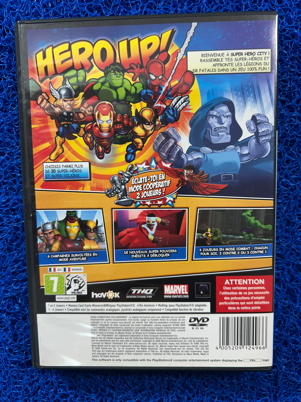 PS2 Marvel super hero squad (E)