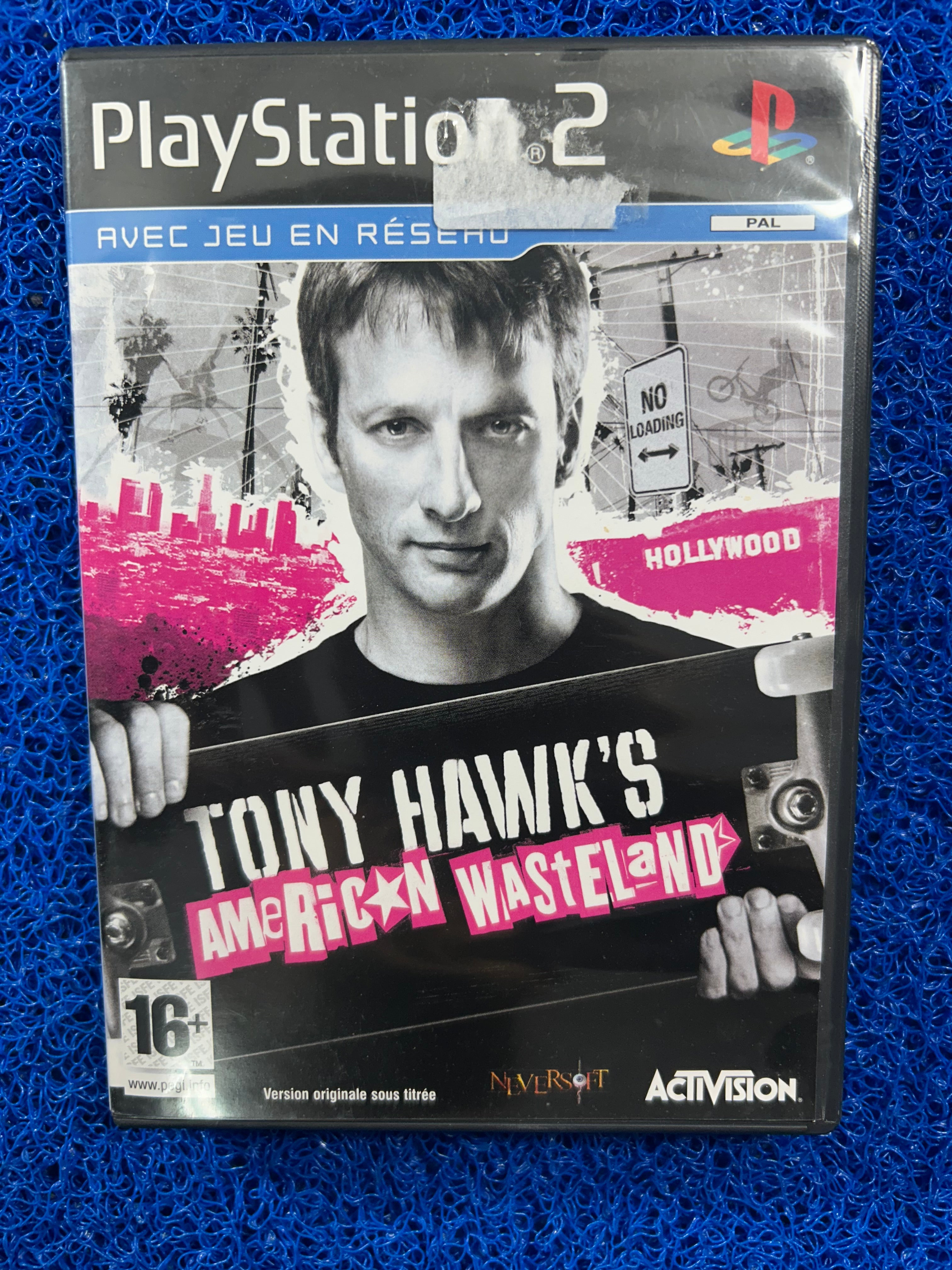 PS2 Tony hawk american wastland (E)