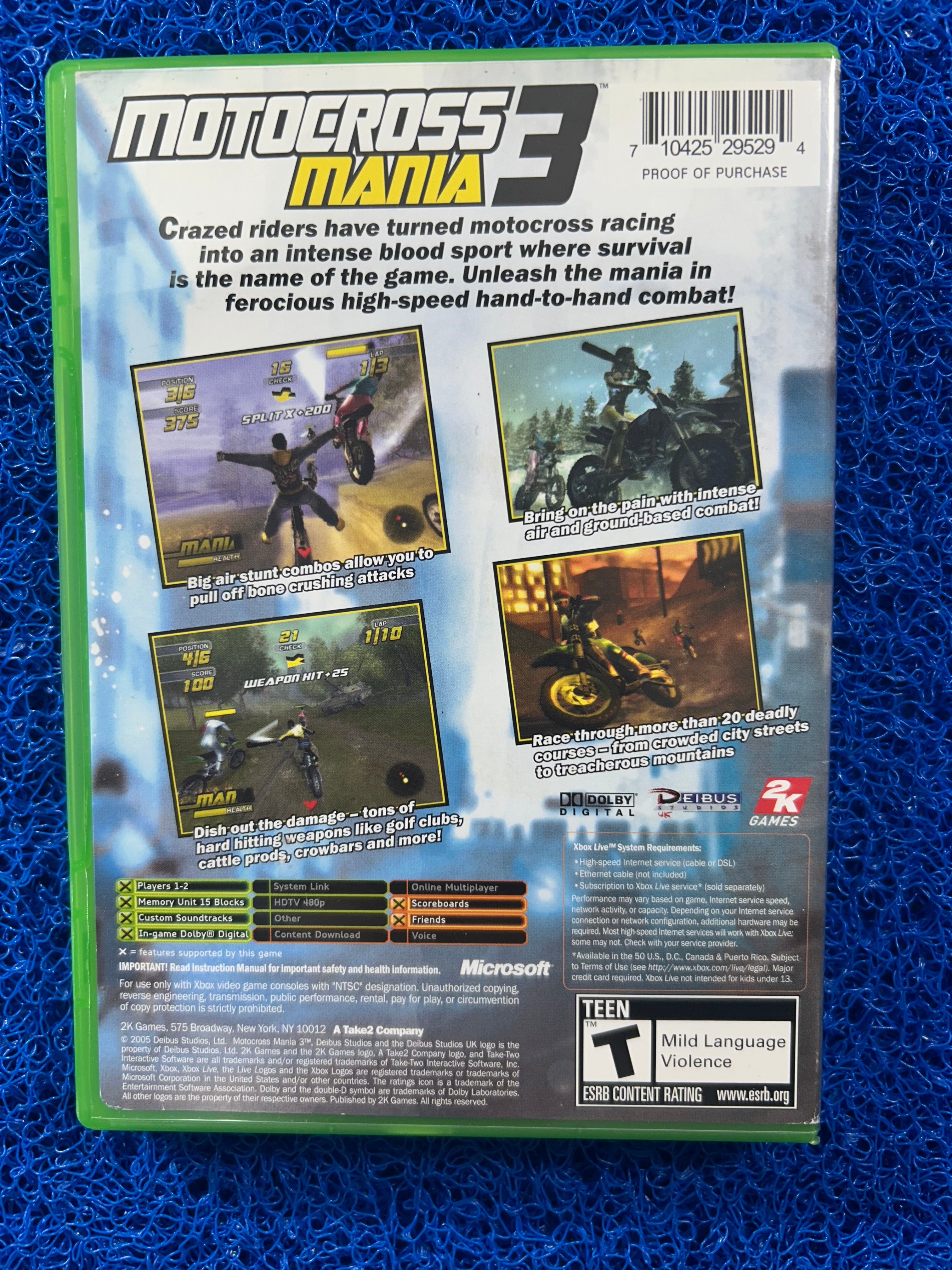 XBOX Motocross mania 3 (A)
