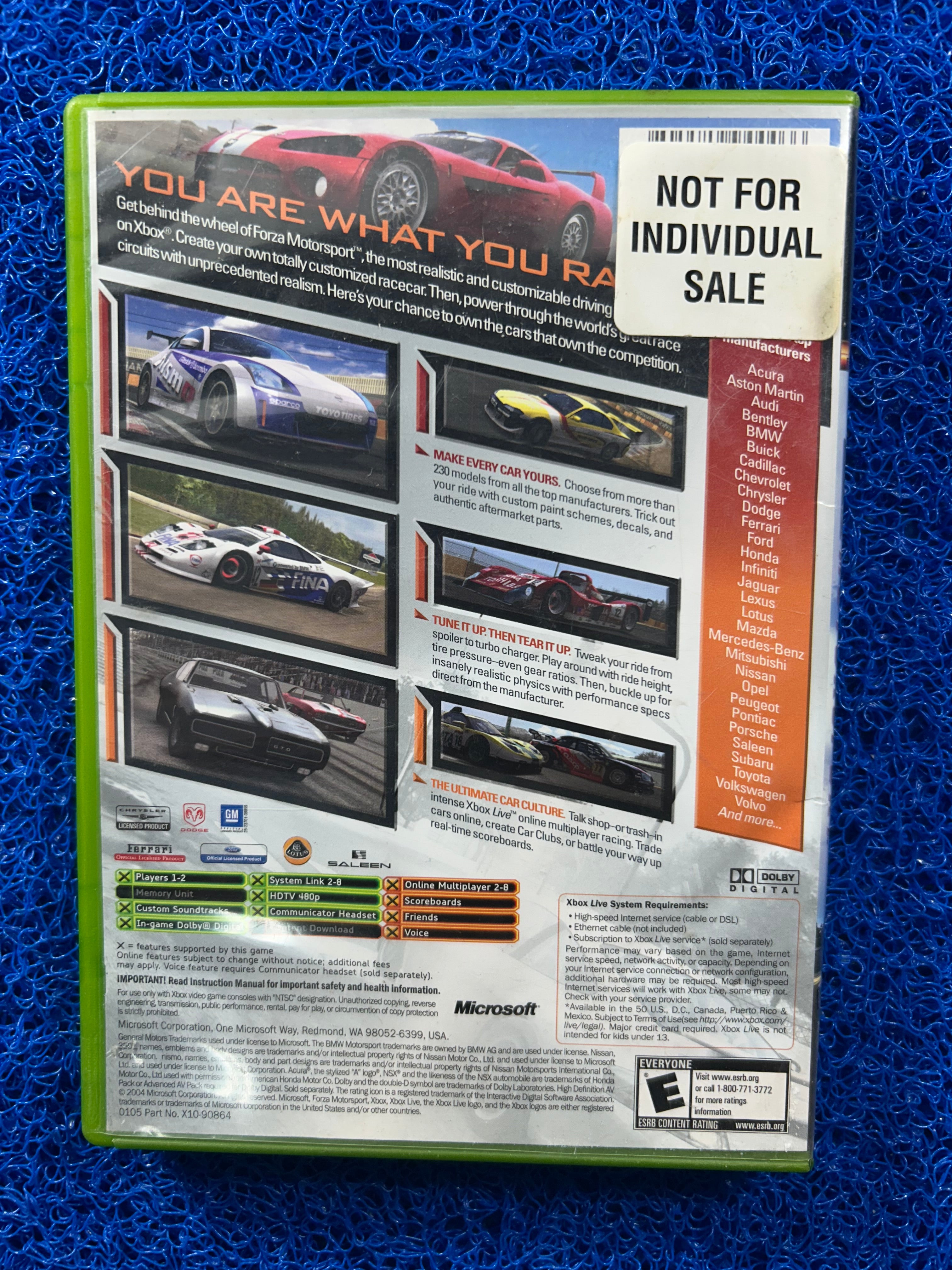 XBOX Forza motorsport (A)