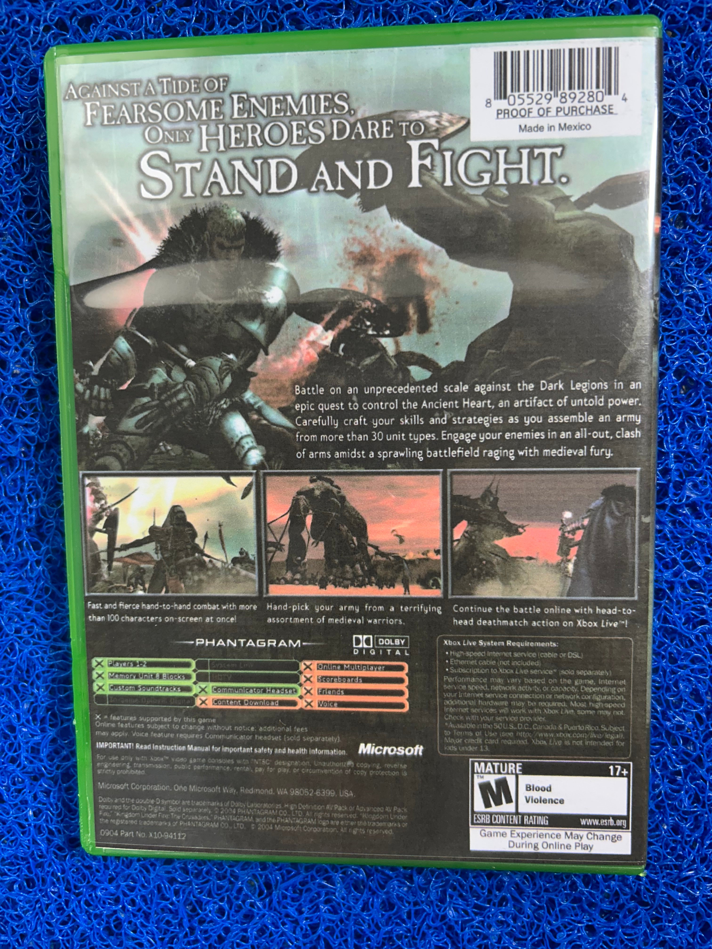 XBOX# Kingdom underfire (A)