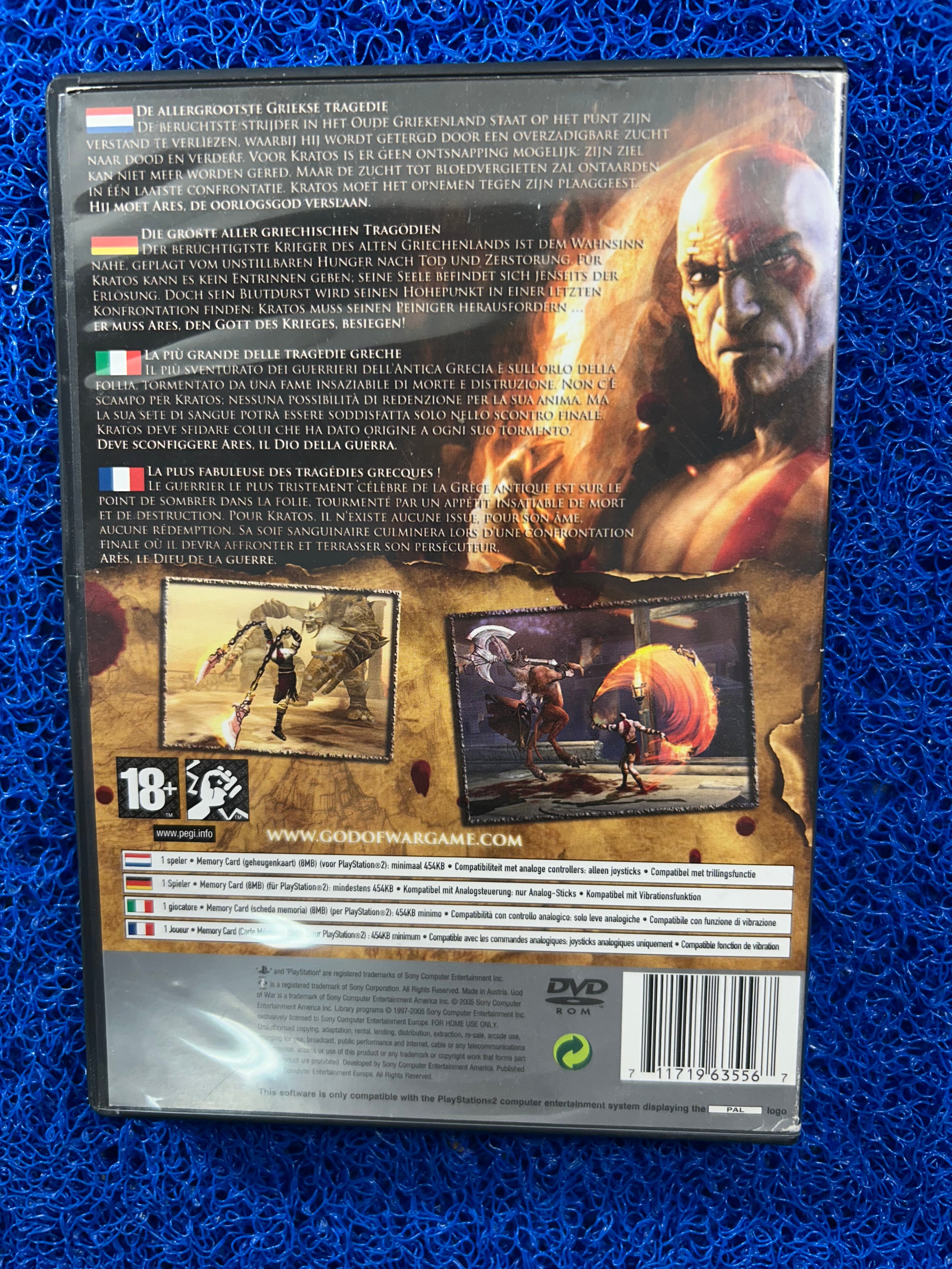 PS2 God of war (E)