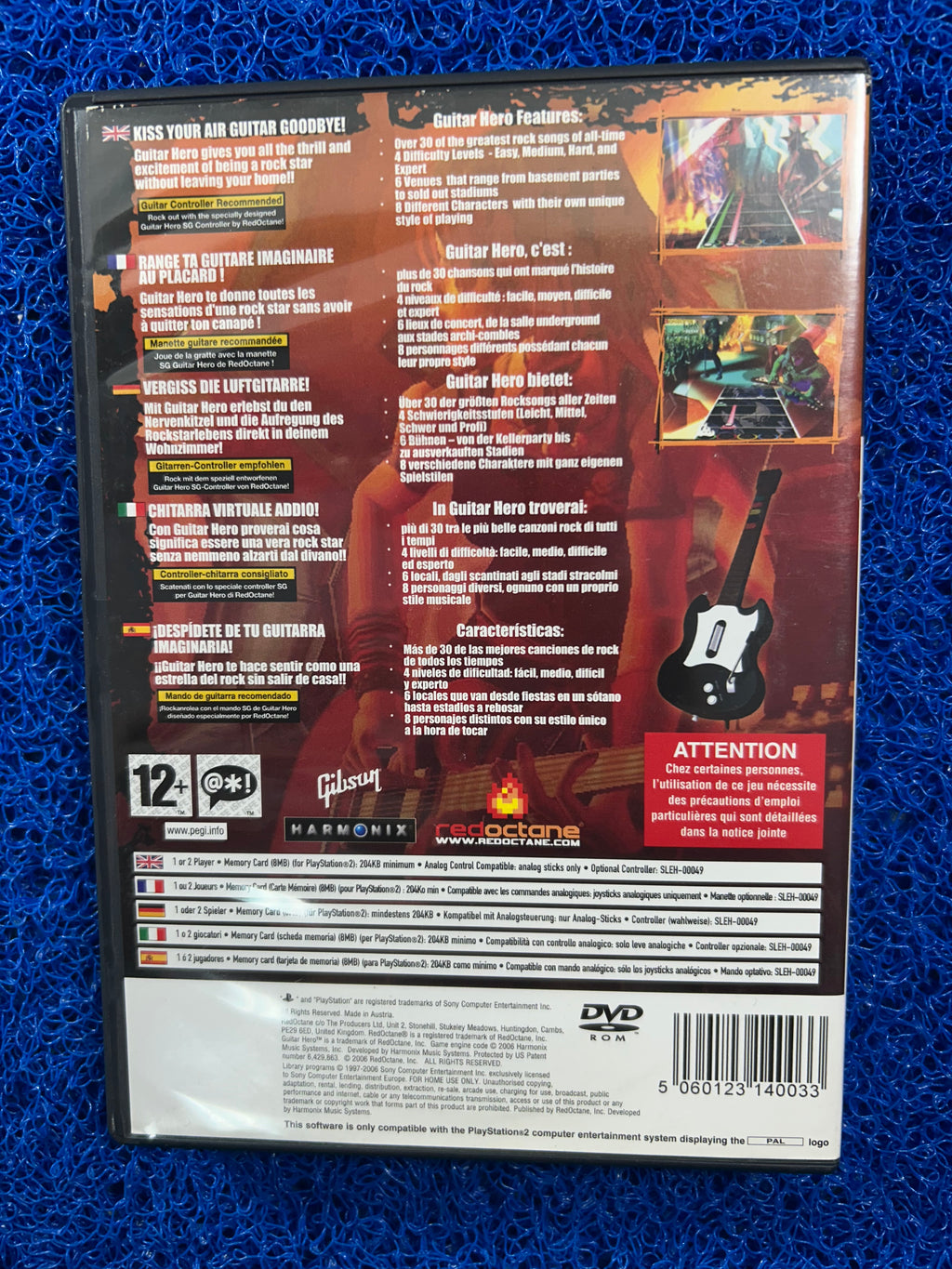 PS2 Guitar hero (E)