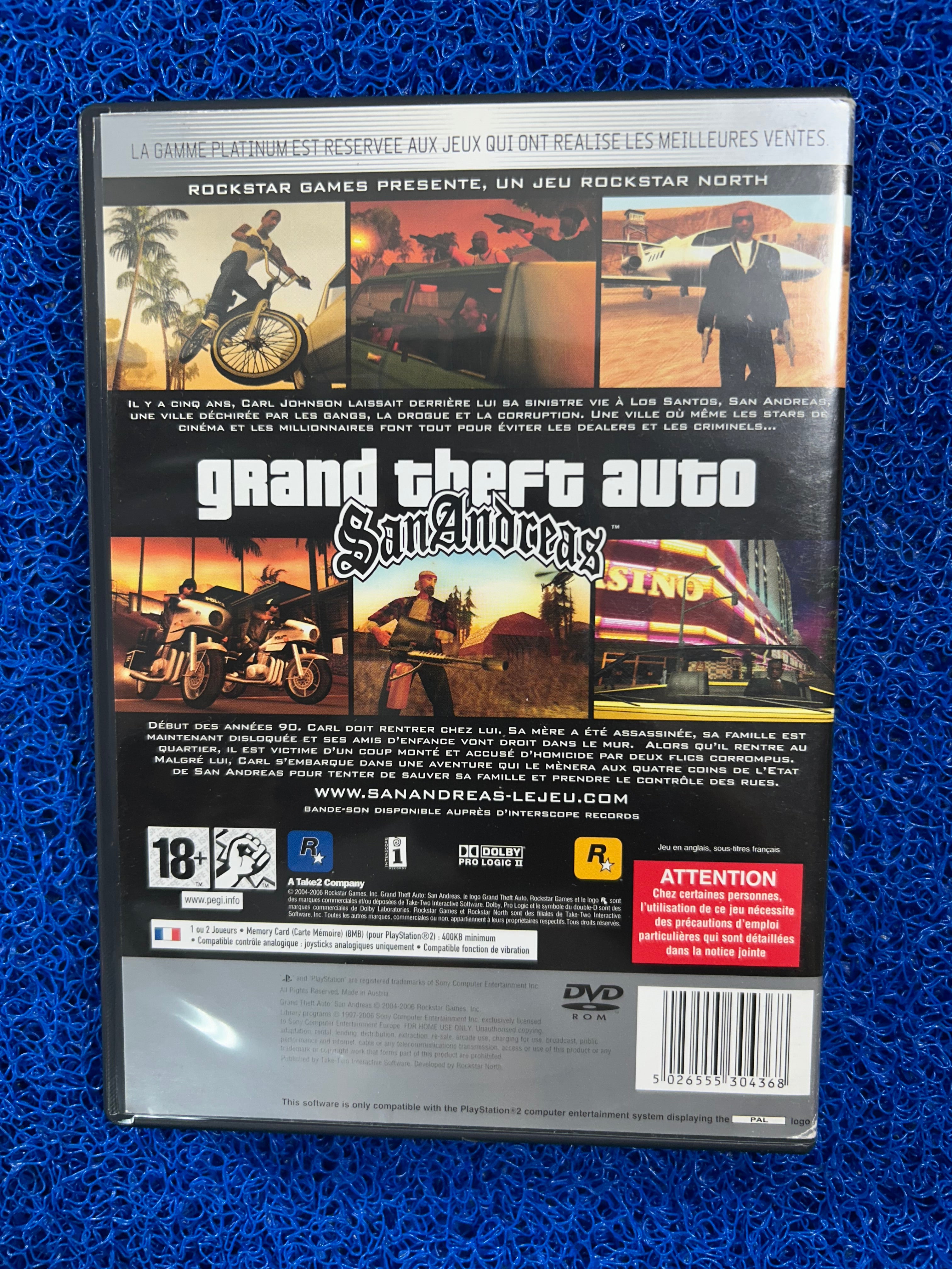 PS2# GTA San andreas (E)