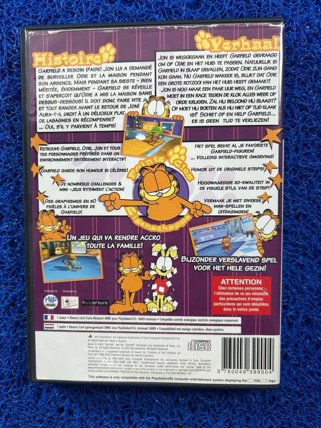 PS2 Garfield (E)