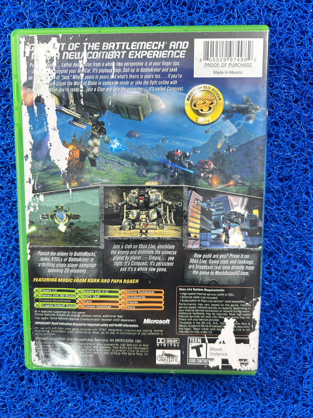 XBOX Mechassault 2 (A)