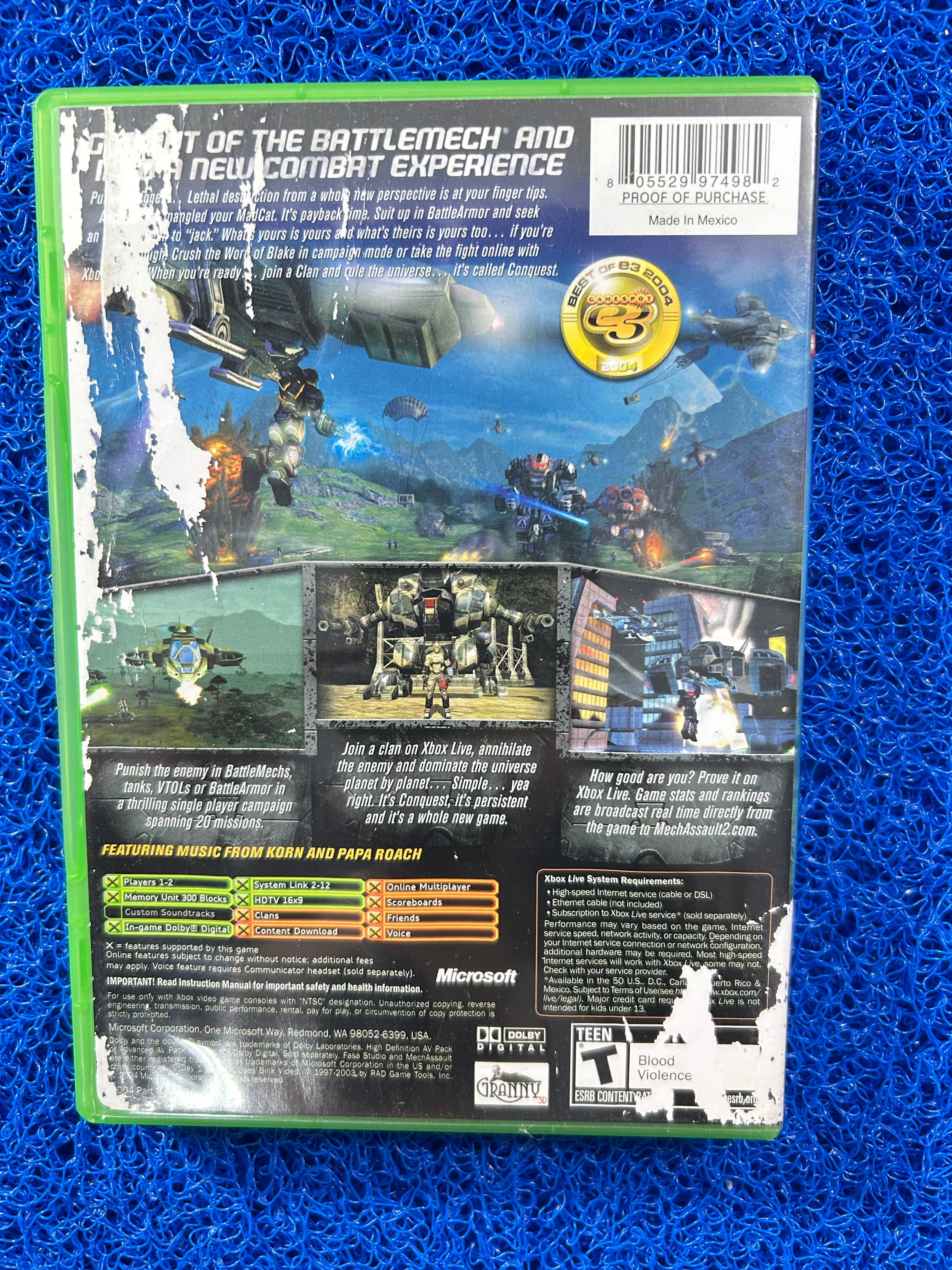 XBOX Mechassault 2 (A)