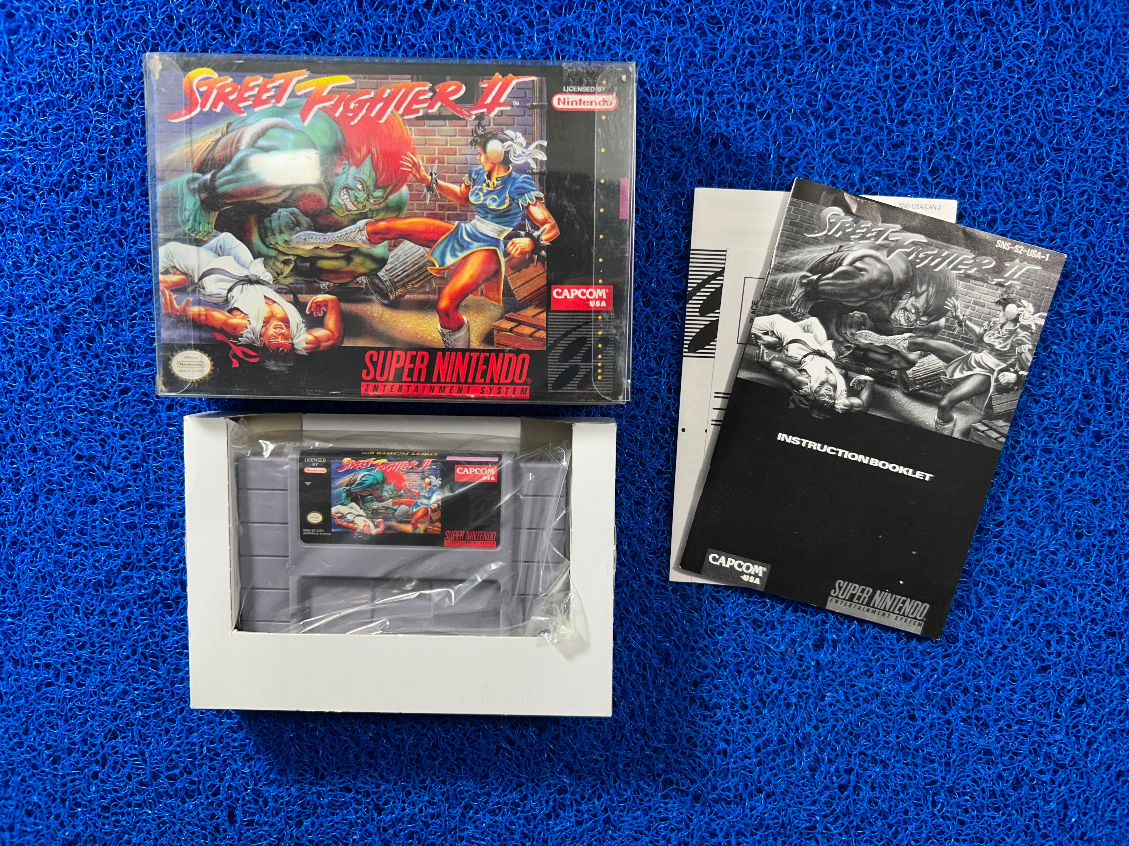 SNES Box Street fighter II (A)