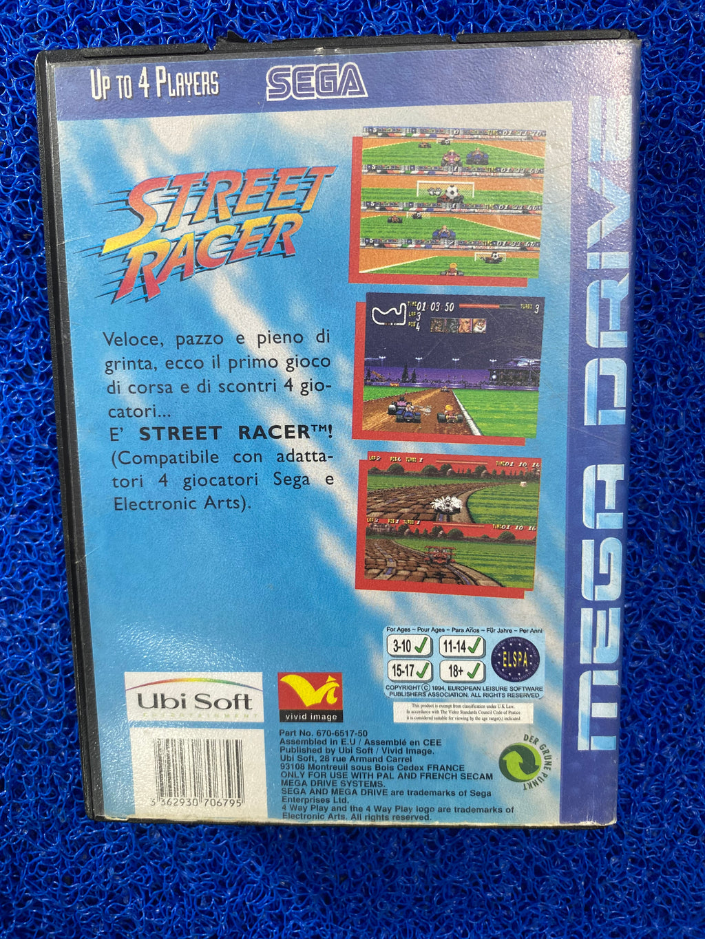 SEGA# Megadrive Street racer (E)
