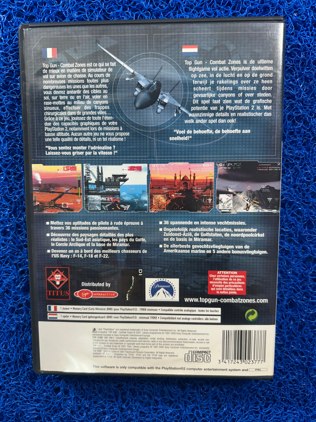 PS2 Top gun (E)