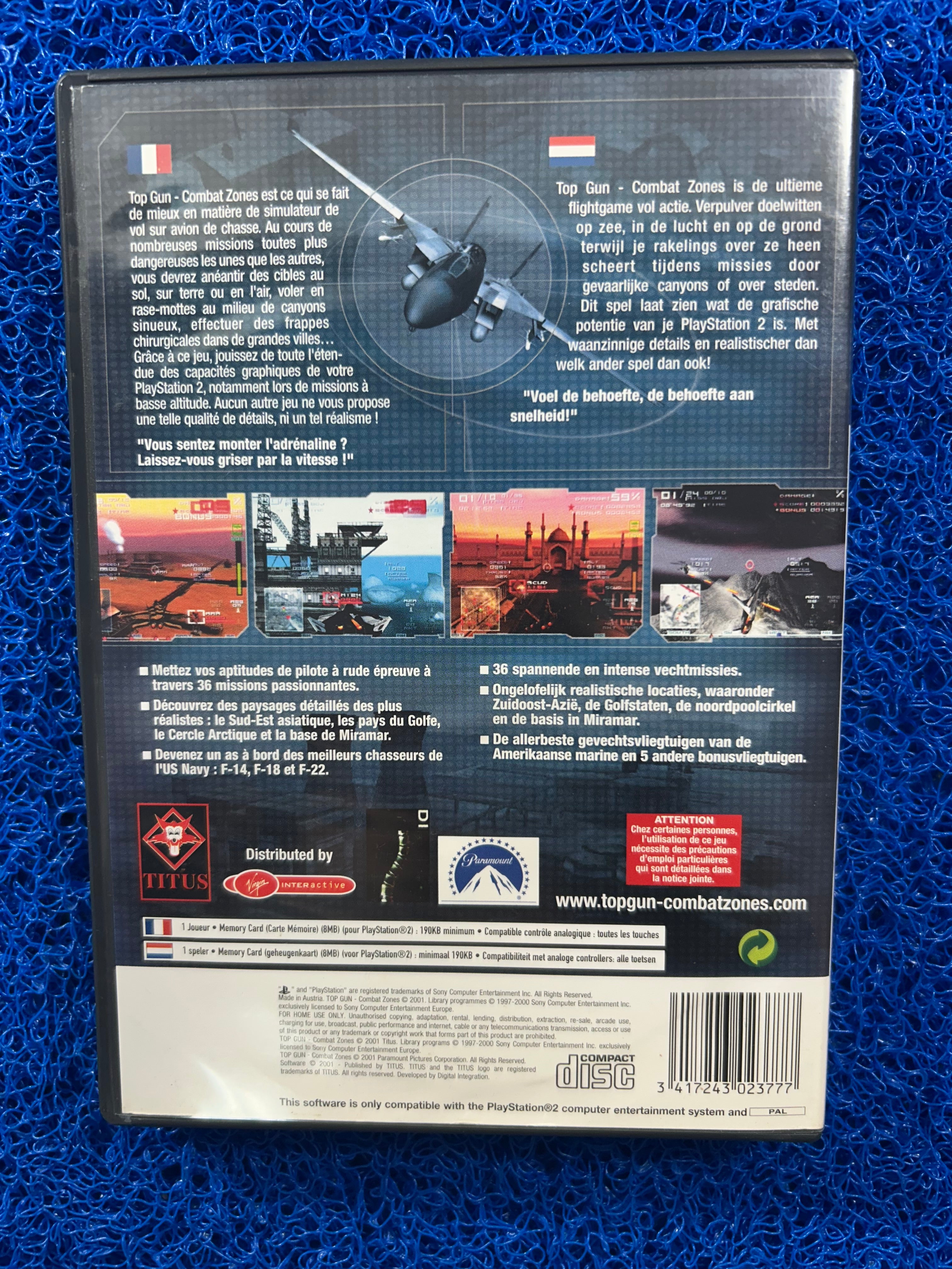 PS2 Top gun (E)