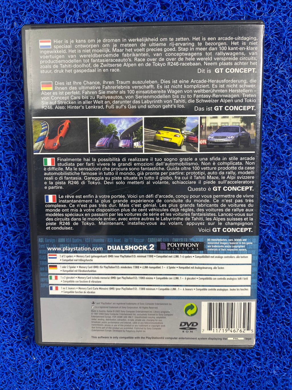 PS2# Gran turismo 2002 tokyo (E)