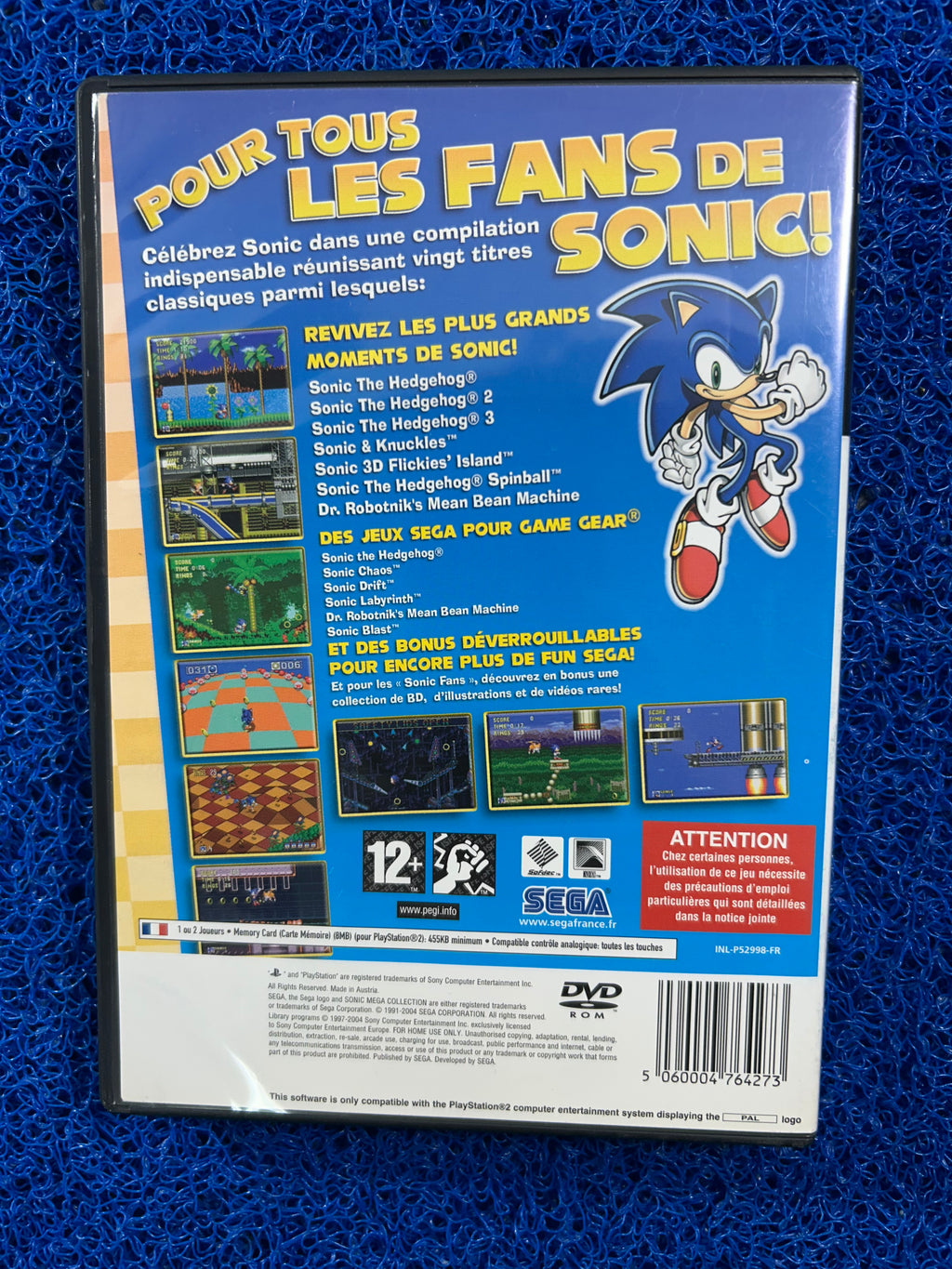 PS2# Sonic mega collection plus (E)